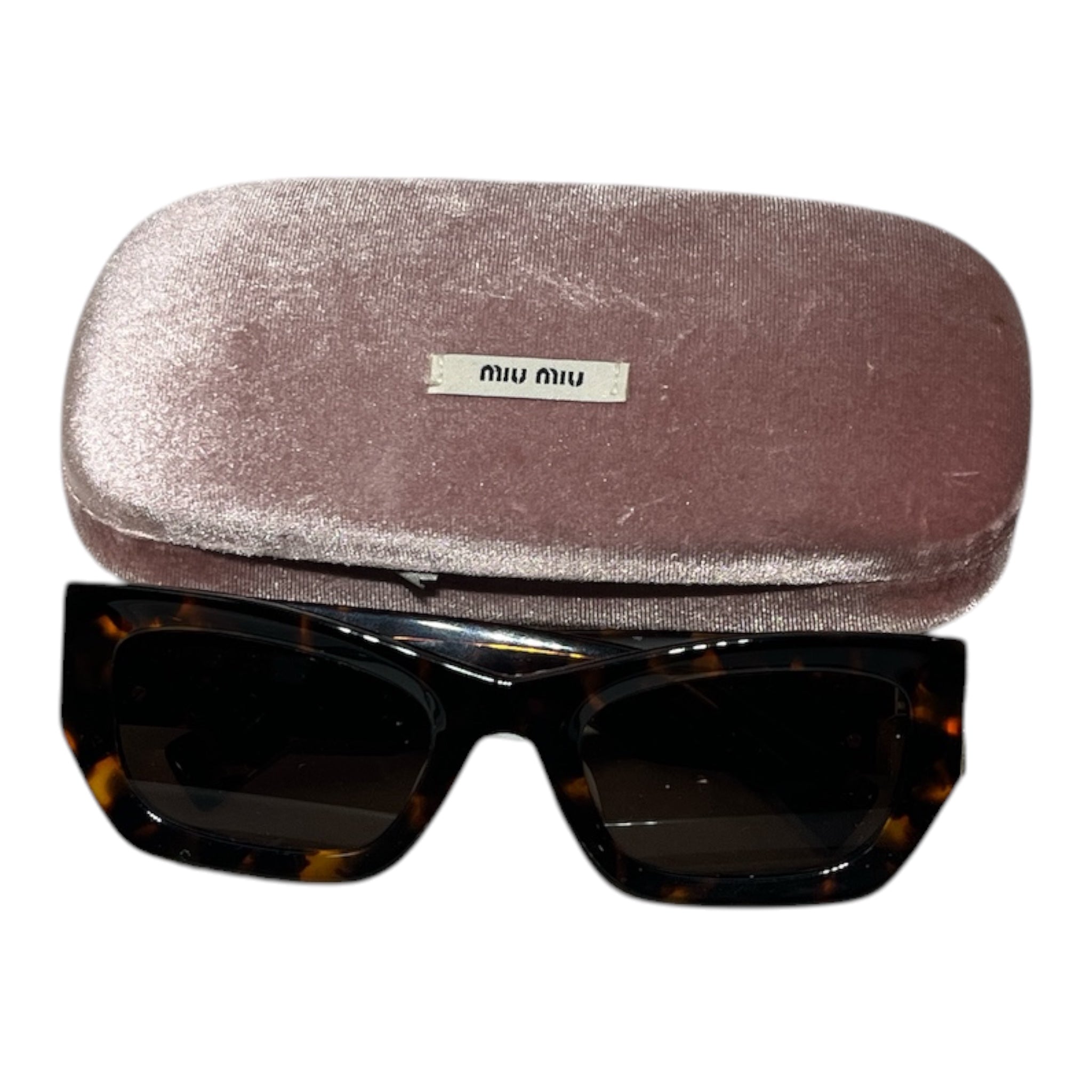 MIU MIU/Sunglasses/All Over Print/Tortoiseshell Pattern/BRW/L's/ view 5