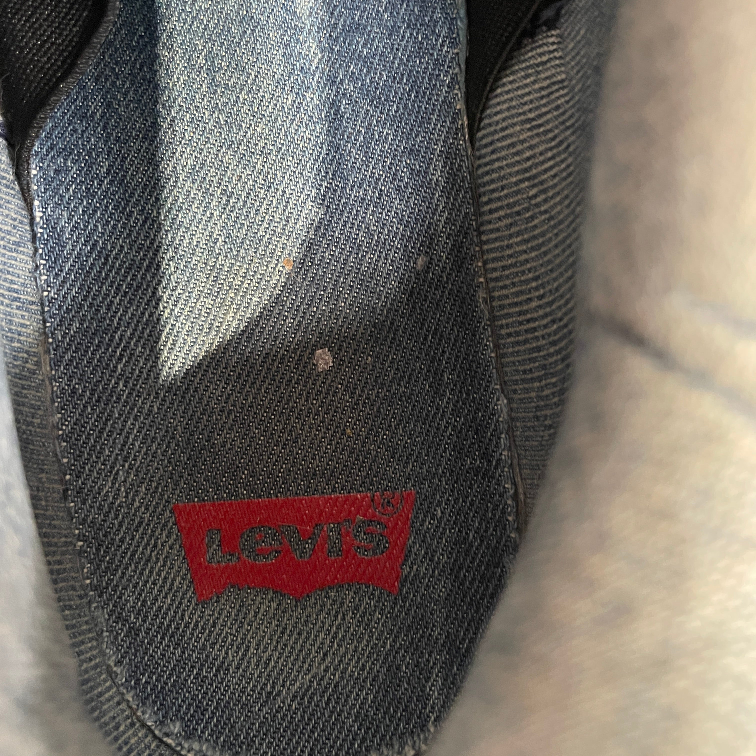 NIKE/Hi-Sneakers/US 11.5/Denim/BLU/LEVIS X AIR JORDAN RETRO 4 view 4