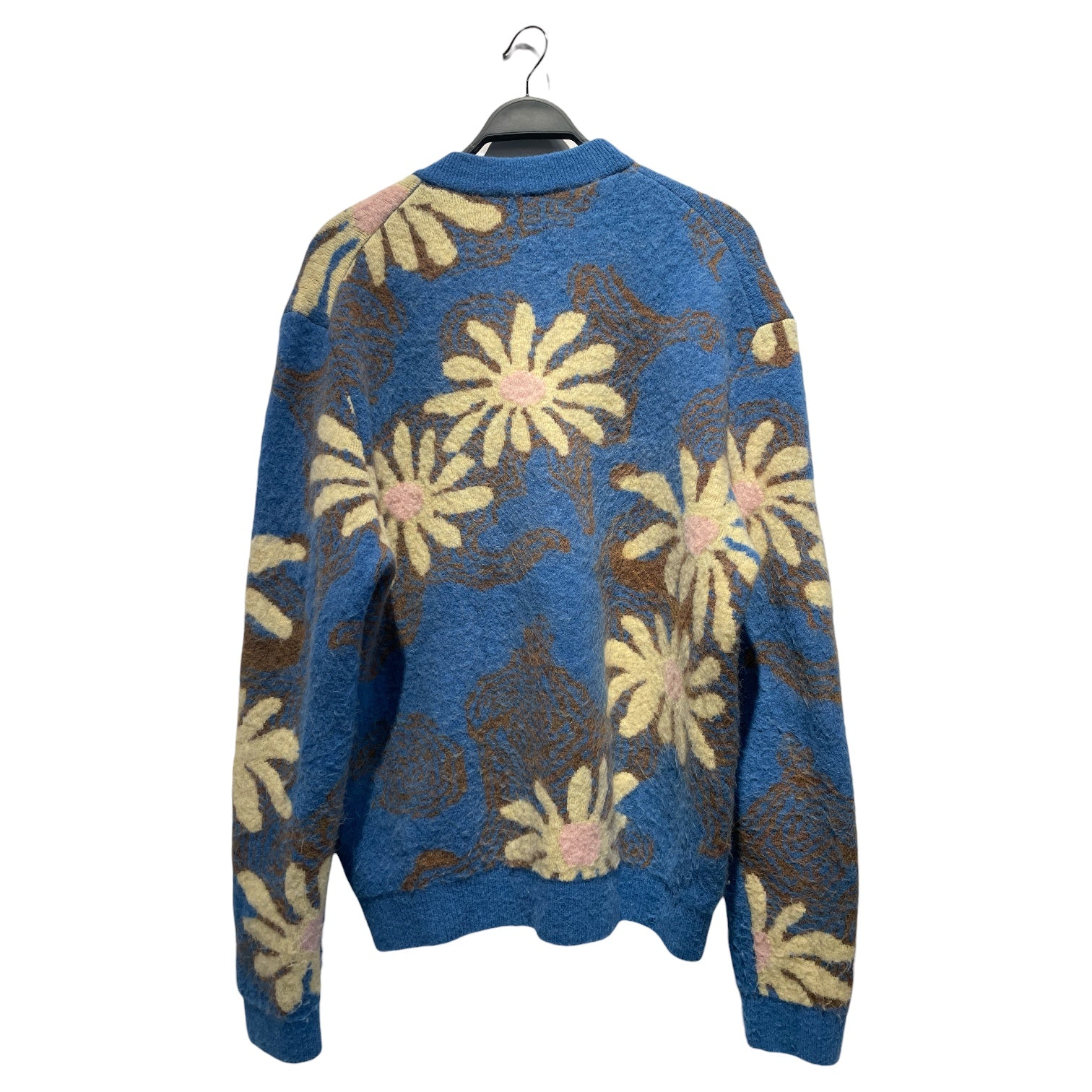 nanushka/Sweater/M/Floral Pattern/Wool/BLU/ view 2