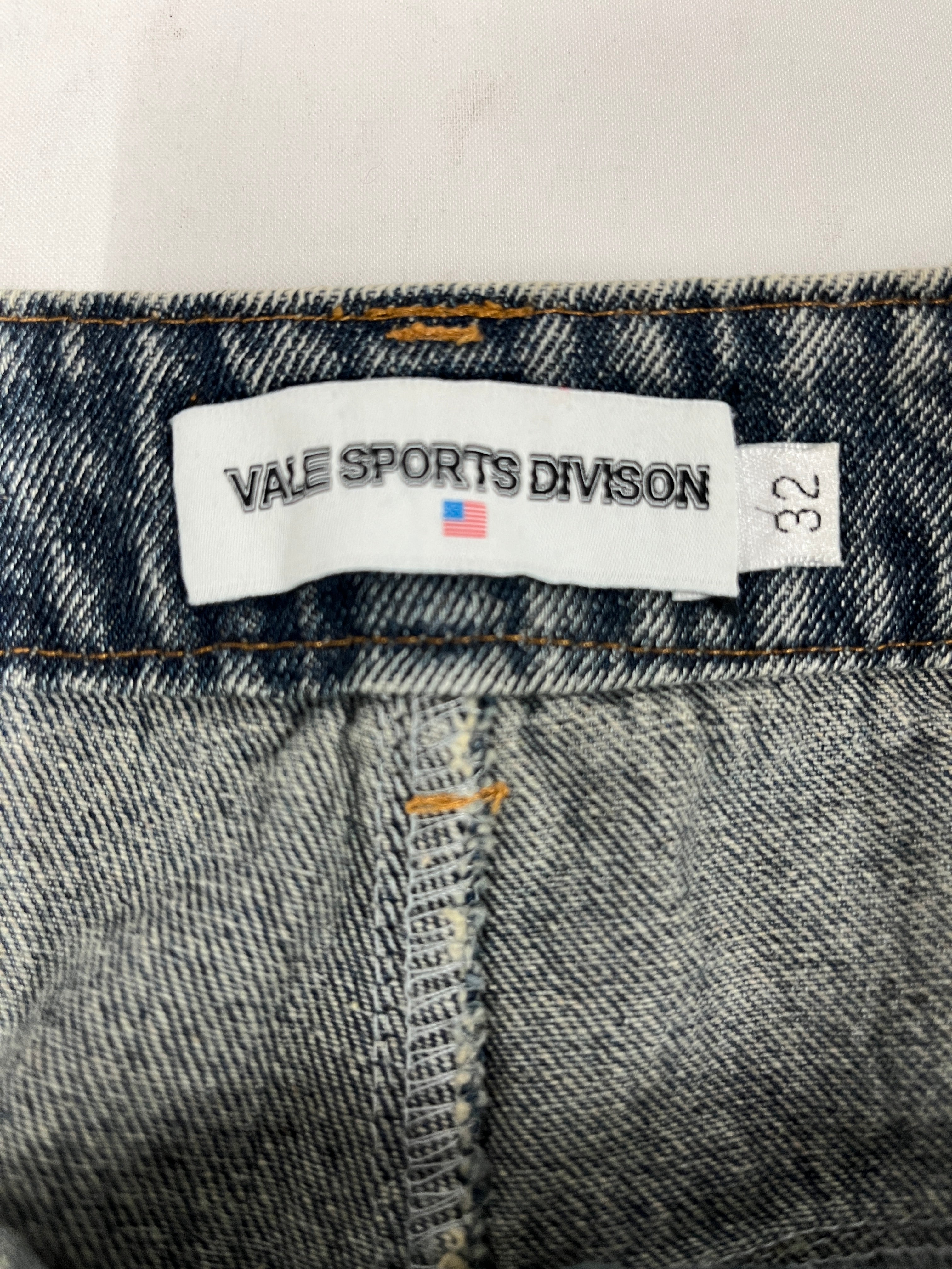 Vale/Shorts/32/Cotton/BLU/All Over Print/RHINESTONE JORTS view 3