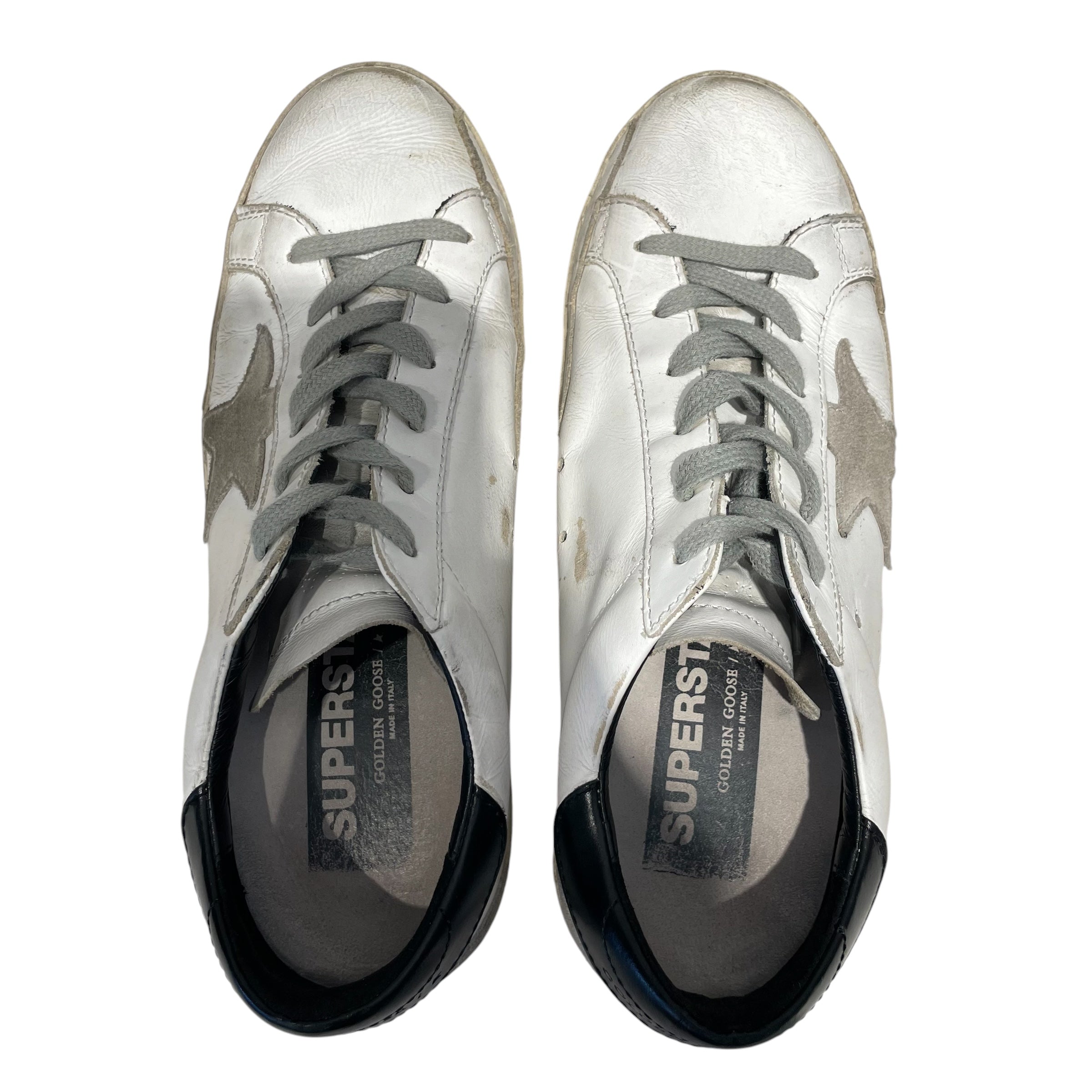 GOLDEN GOOSE/Low-Sneakers/EU 38/Leather/WHT/Superstar view 4