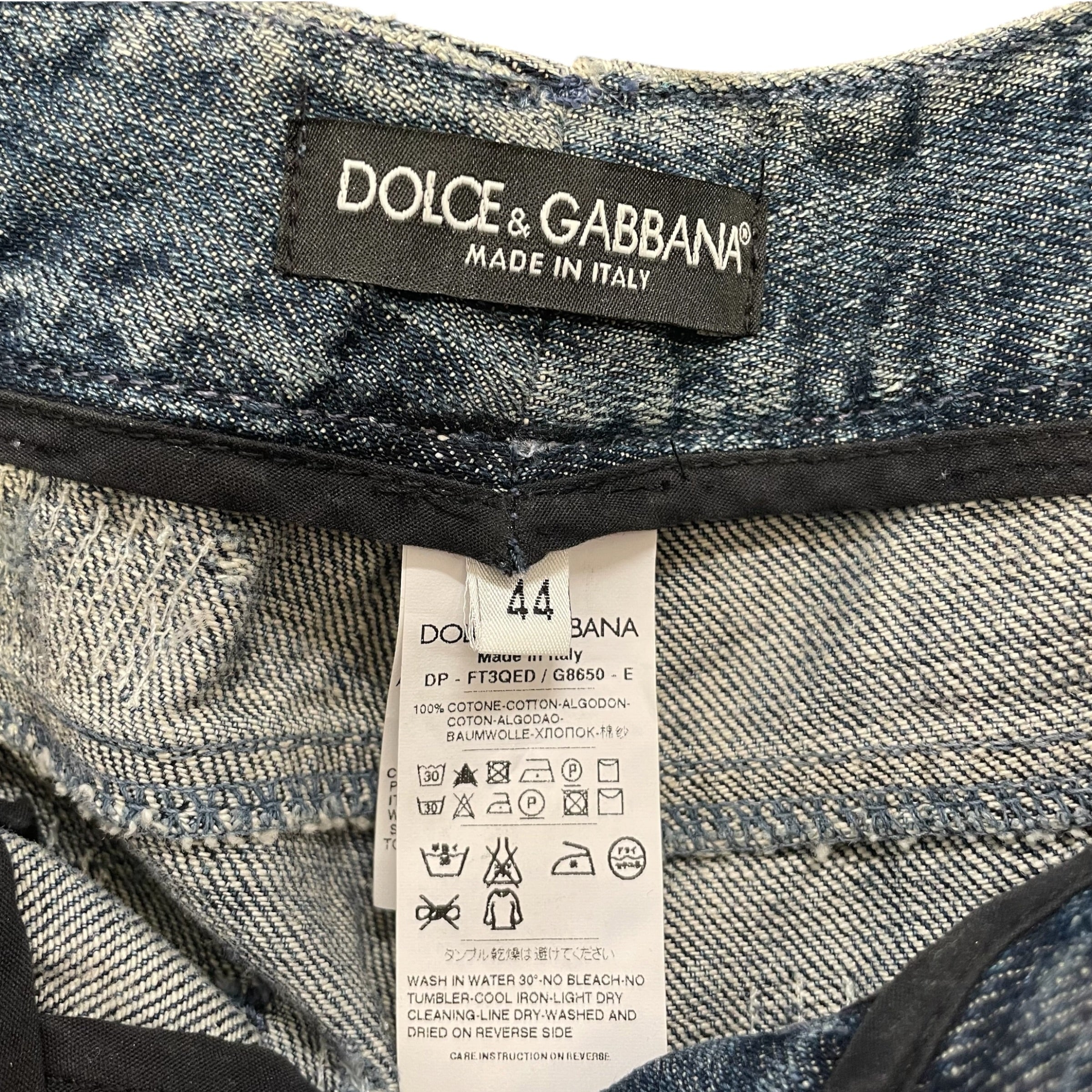 DOLCE&GABBANA/Bottoms/44/Denim/BLU/ view 5