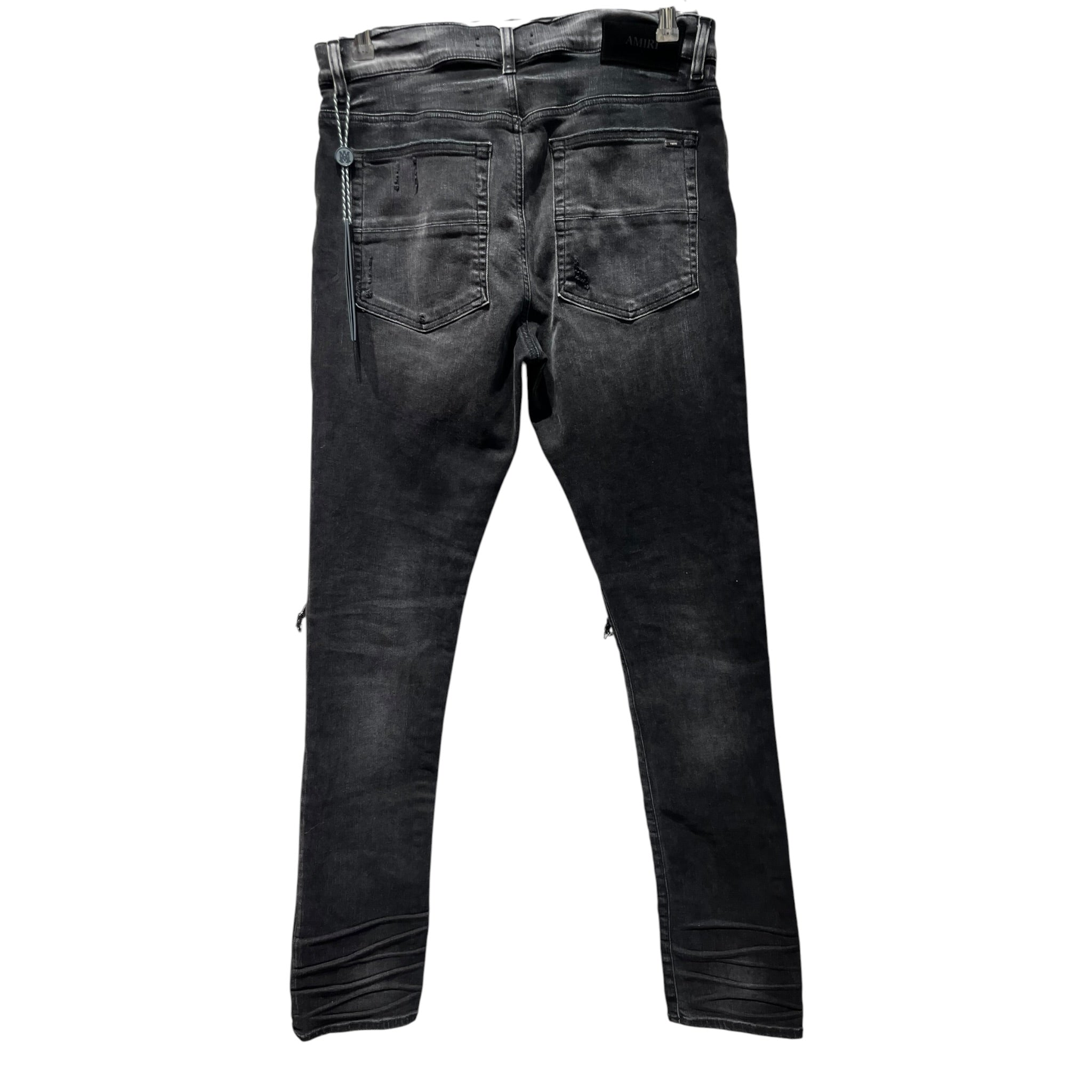 AMIRI/Skinny Pants/34/Denim/BLK/MX1 Pink Patch Denim view 2