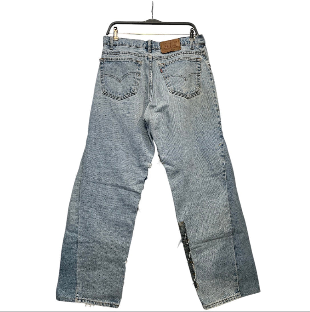 Levi's/Straight Pants/34/Denim/BLU/550S 34X30 CUSTOM DNM ON DNM view 2