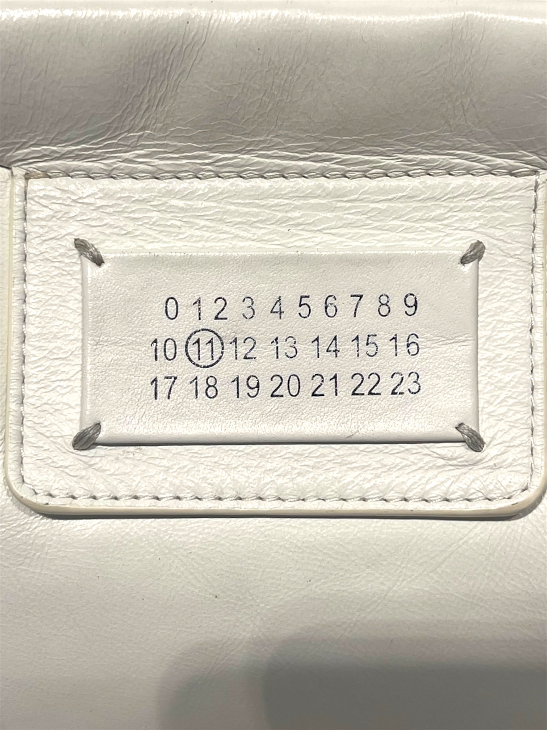 Maison Margiela/Cross Body Bag/Leather/WHT/Mini Glam Slam W Chain Strap view 3