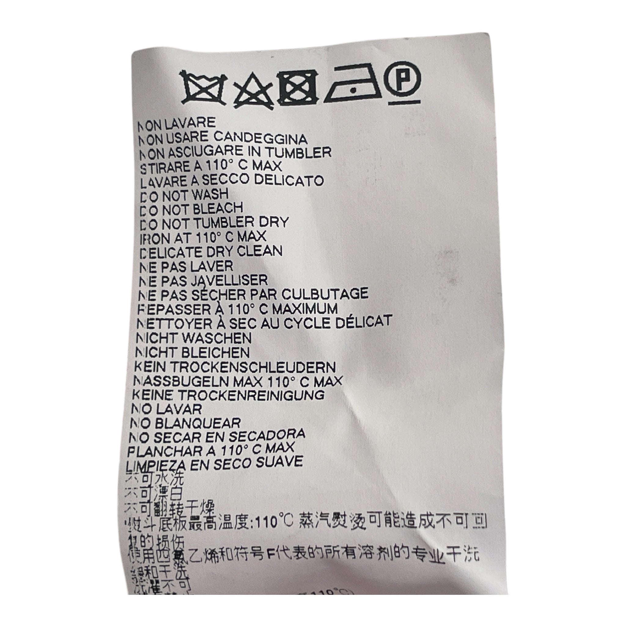 Maison Margiela/Straight Pants/S/Polyester/BLK/DRESS PANTS view 3