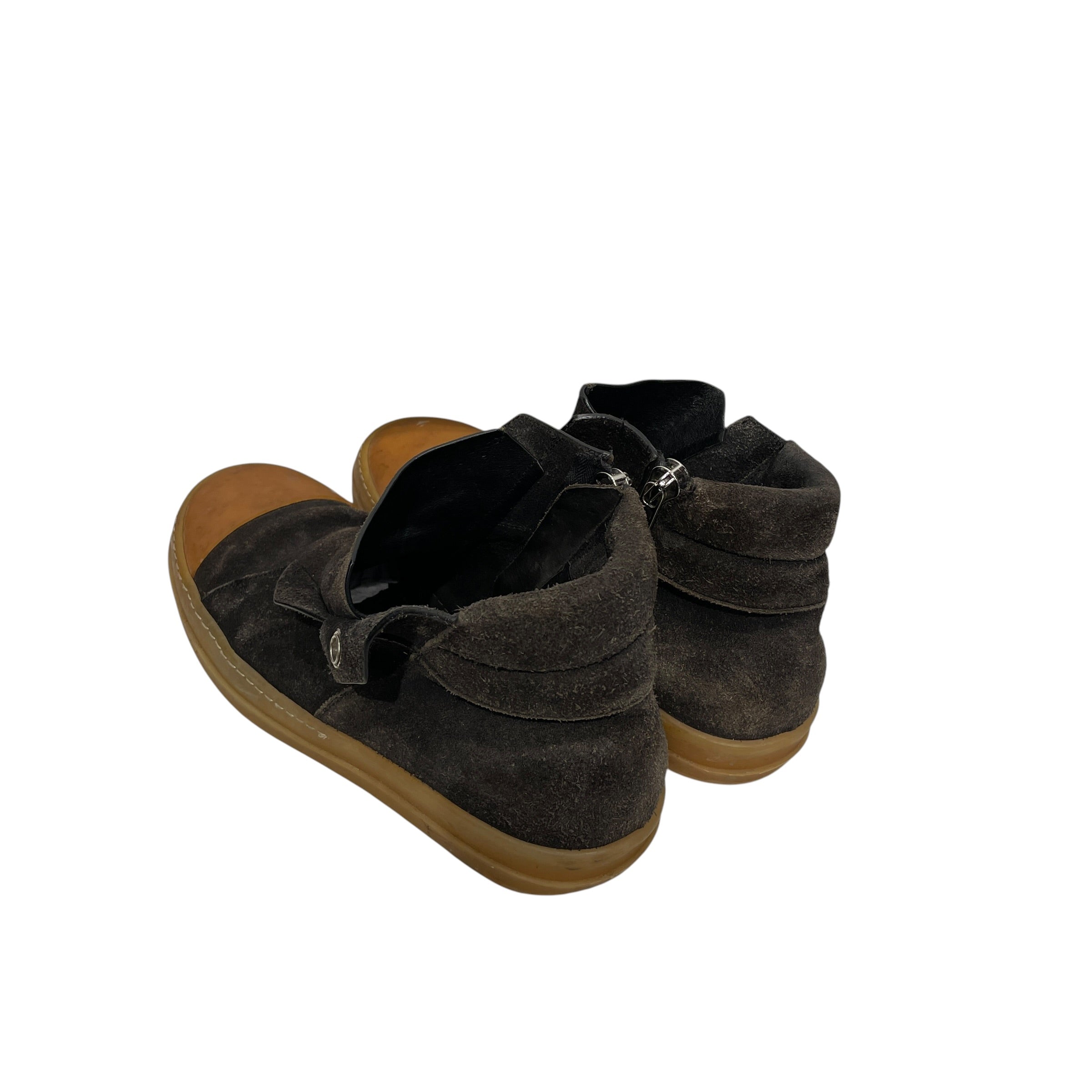 Rick Owens/Low-Sneakers/EU 43.5/Suede/BRW/RO ISLAND DUNK GUM SOLE view 2