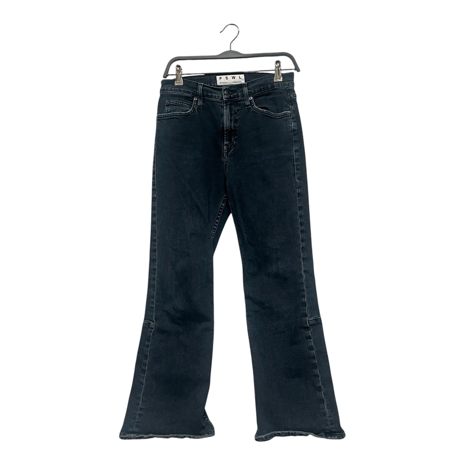 PROENZA SCHOULER/Bootcut Pants/26/Cotton/NVY/DARK WASH STRETCH LEG PANEL view 1