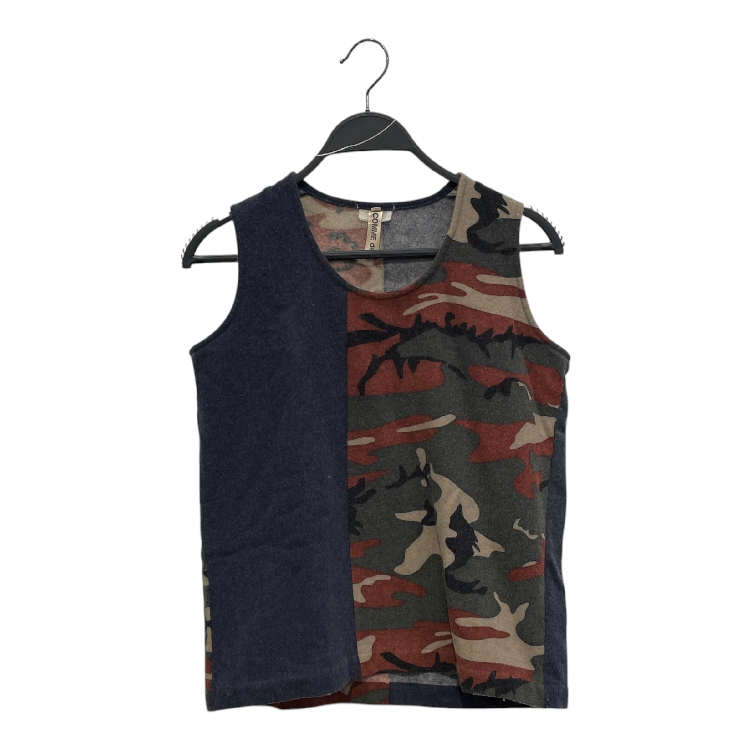 COMME des GARCONS/Camisole/S/Wool/BLU/CAMO COLORBLOCK F/W 2003 view 1