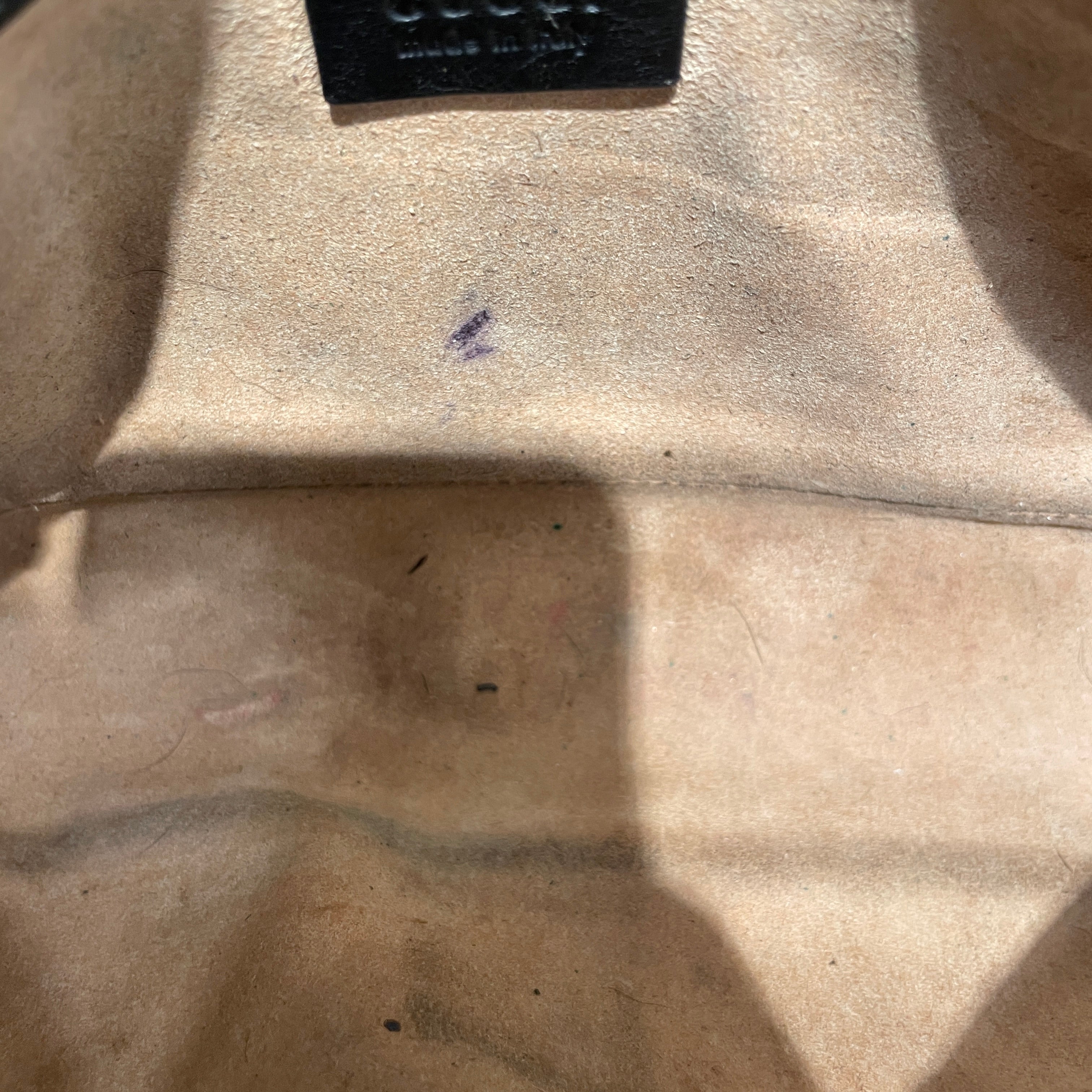 GUCCI/Cross Body Bag/Leather/BLK/marmont view 4