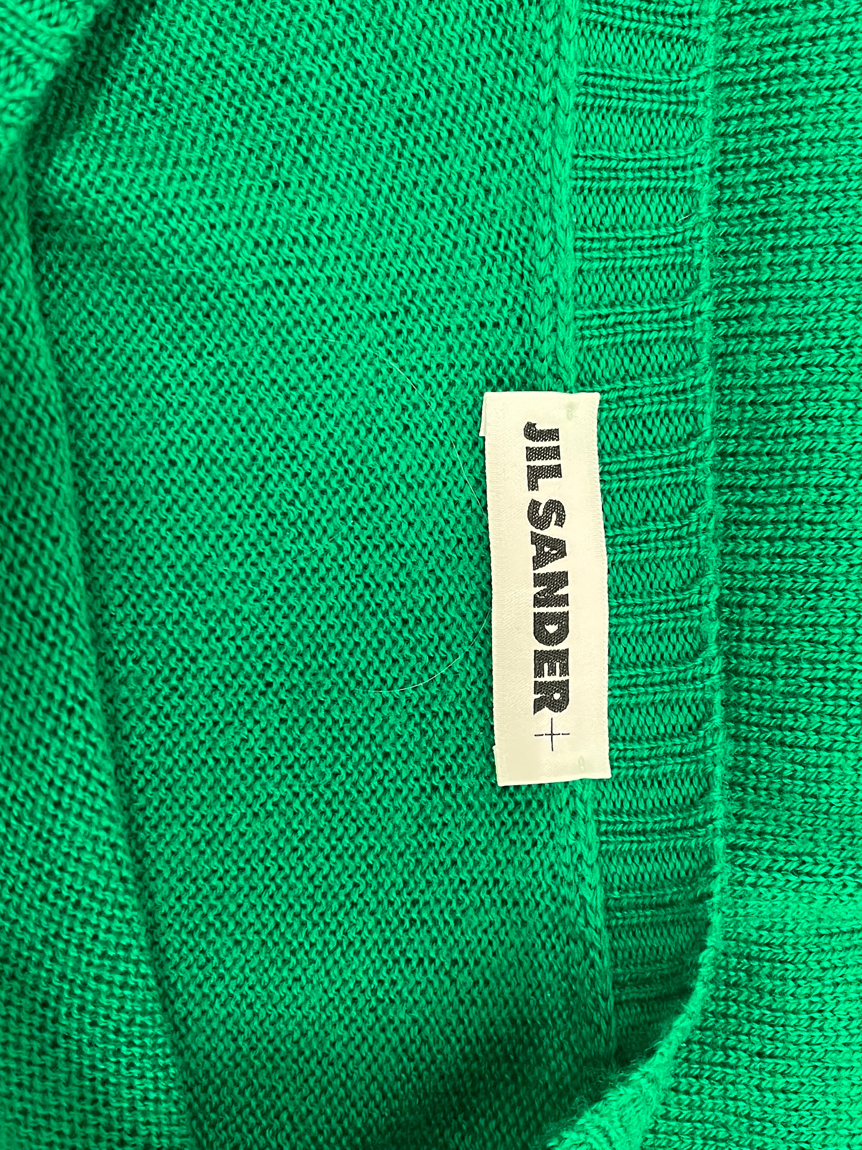 JIL SANDER/Tops/M/Cotton/GRN/JIL SANDER GREEN CREWNECK view 3