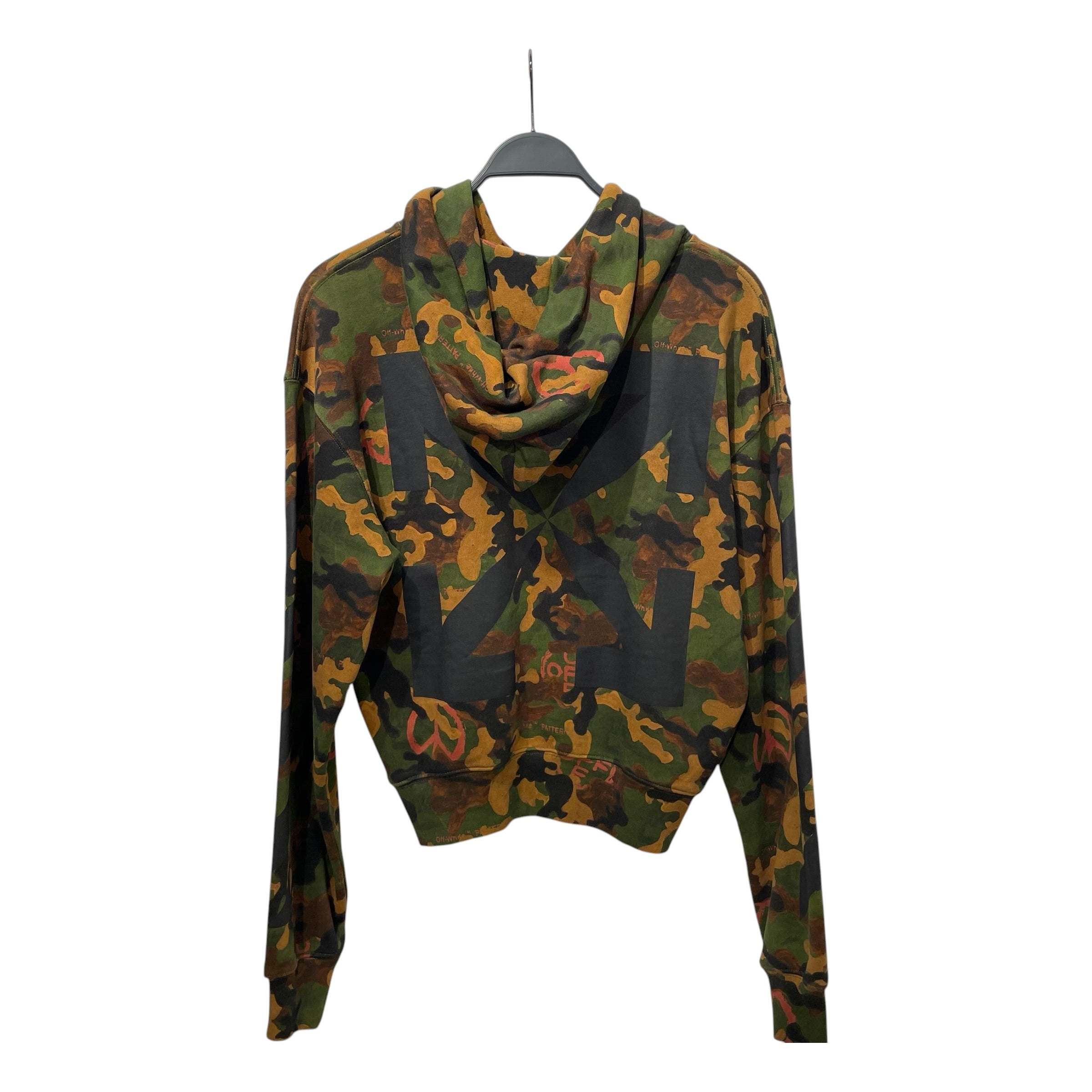 OFF-WHITE/Hoodie/XXS/Camouflage/Cotton/MLT/CAMO HODDIE view 2
