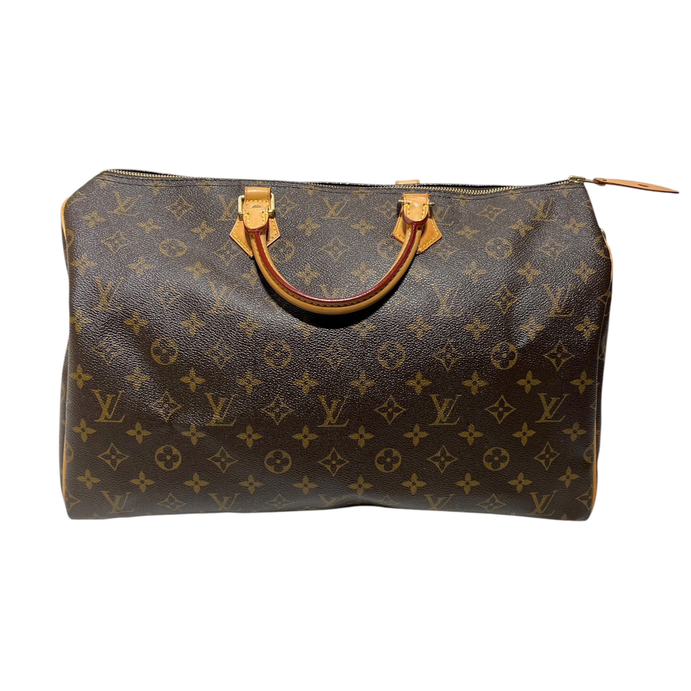 LOUIS VUITTON/Hand Bag/Monogram/Leather/BRW/Speedy Luggage 40 view 2