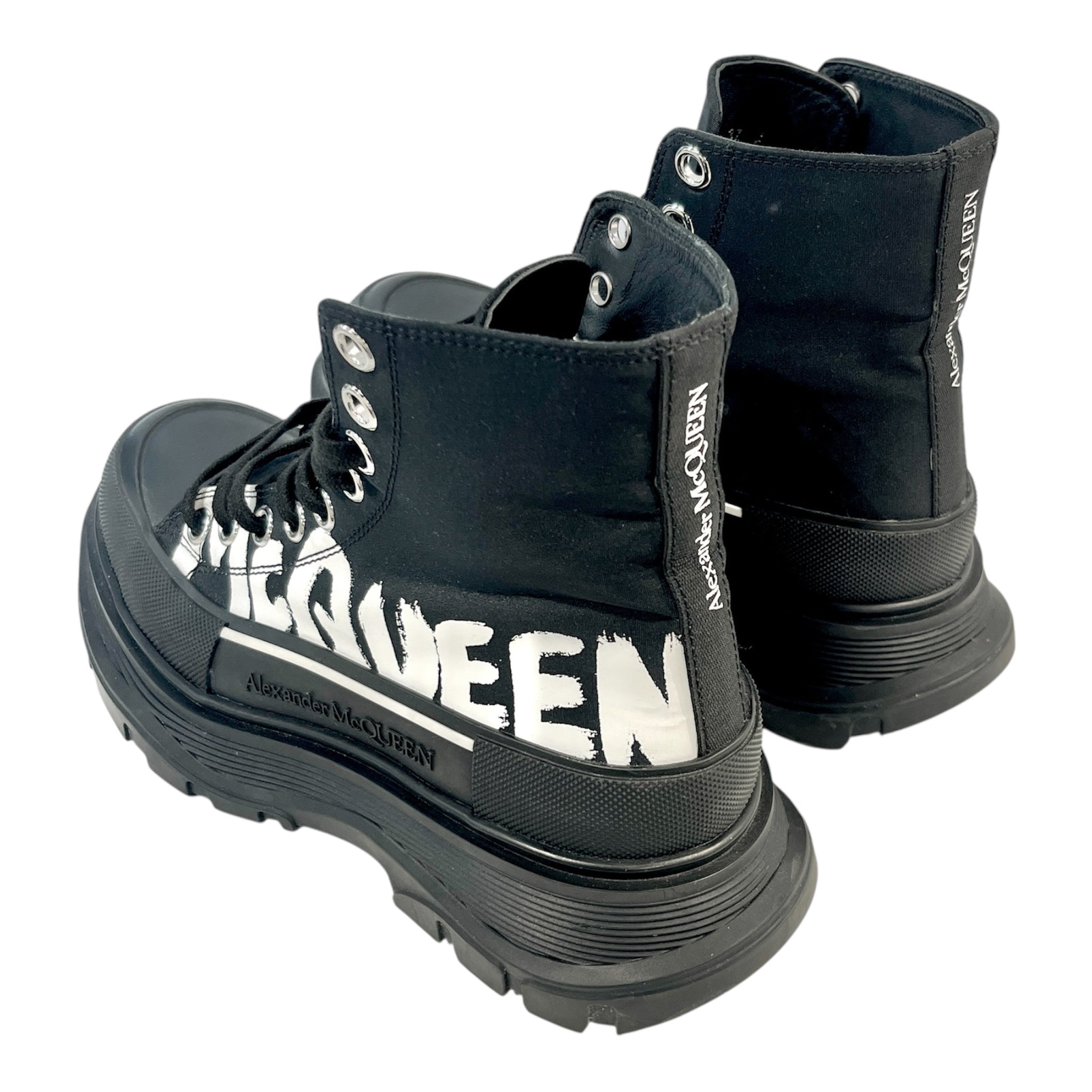 Alexander McQueen/Boots/EU 37/Border/Acrylic/BLK/Tread Slick Boot view 2