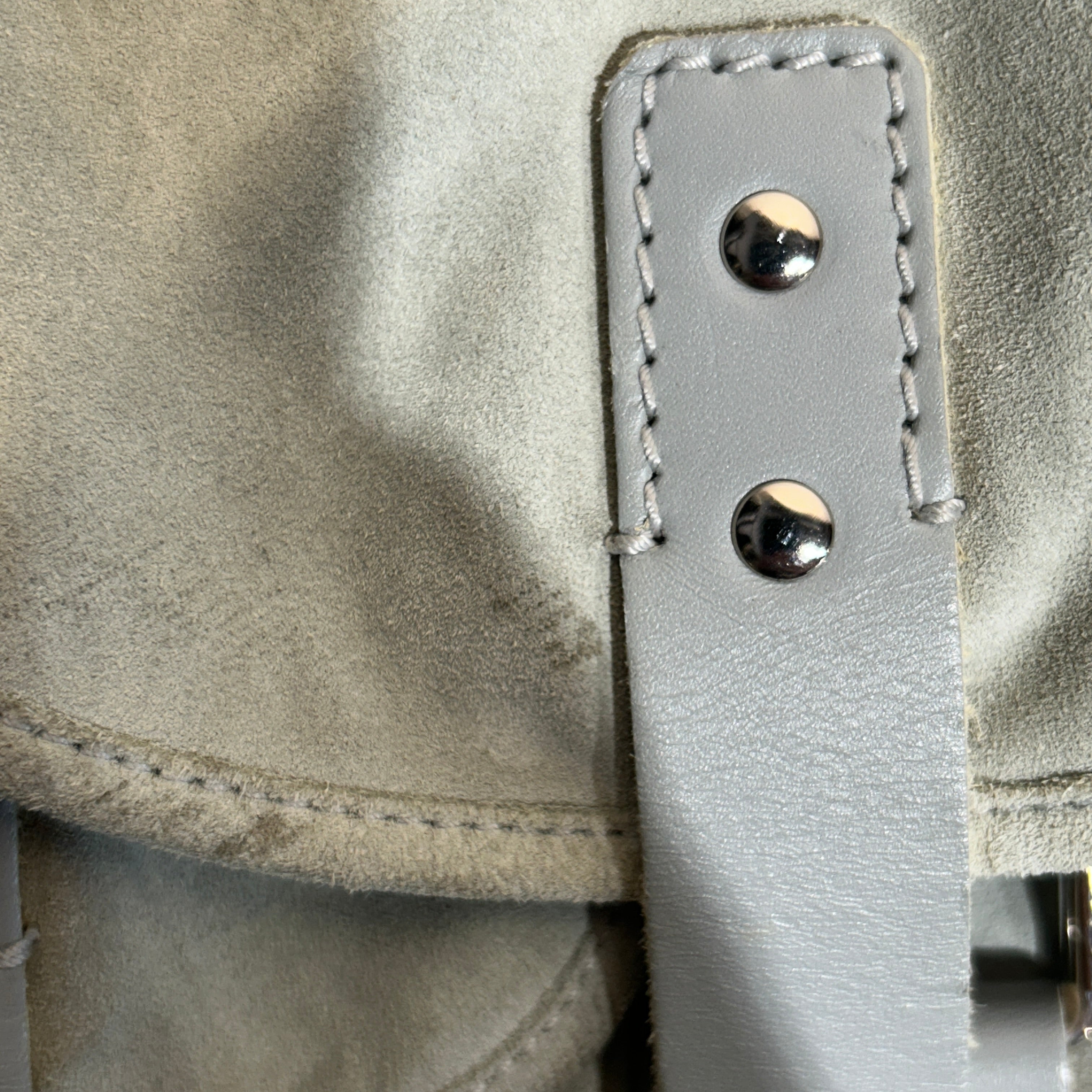 BALENCIAGA/Bag/Suede/GRY/Cargo Pockets view 9