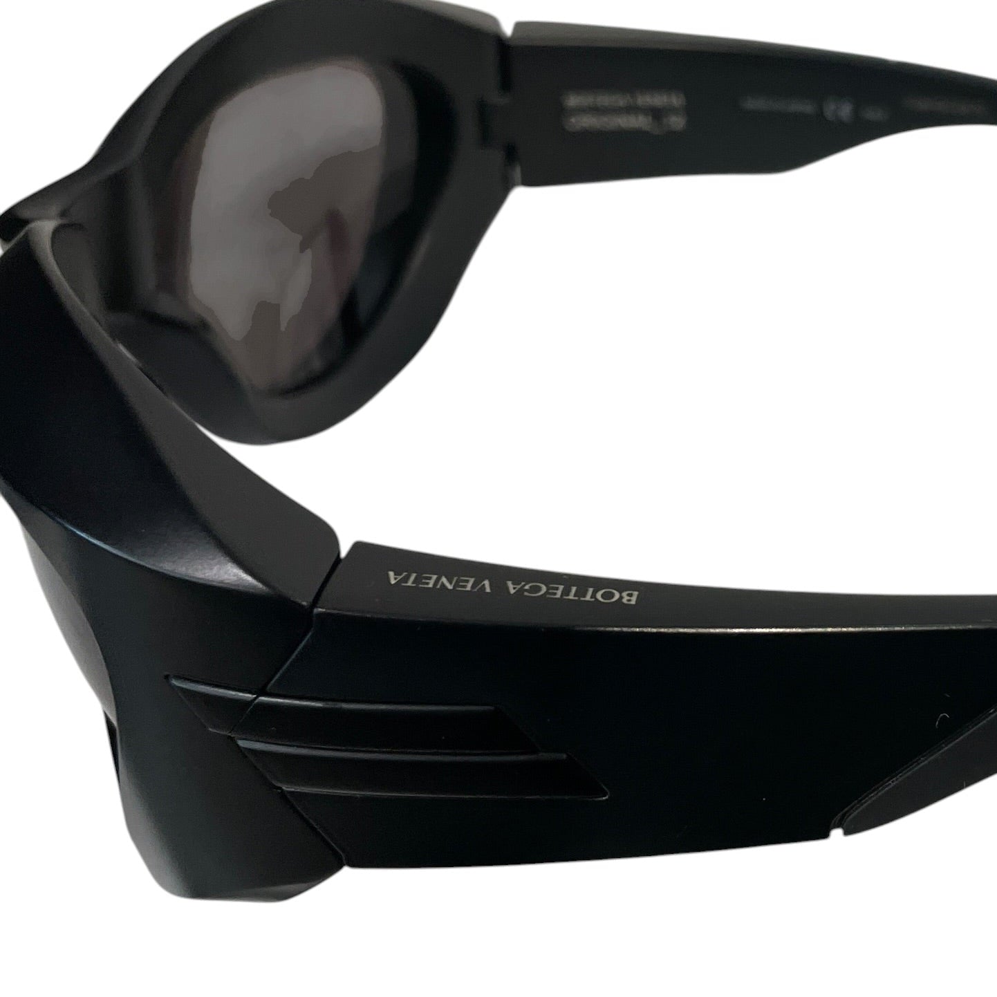 BOTTEGA VENETA/Sunglasses/Celluloid/BLK/cat glasses view 3