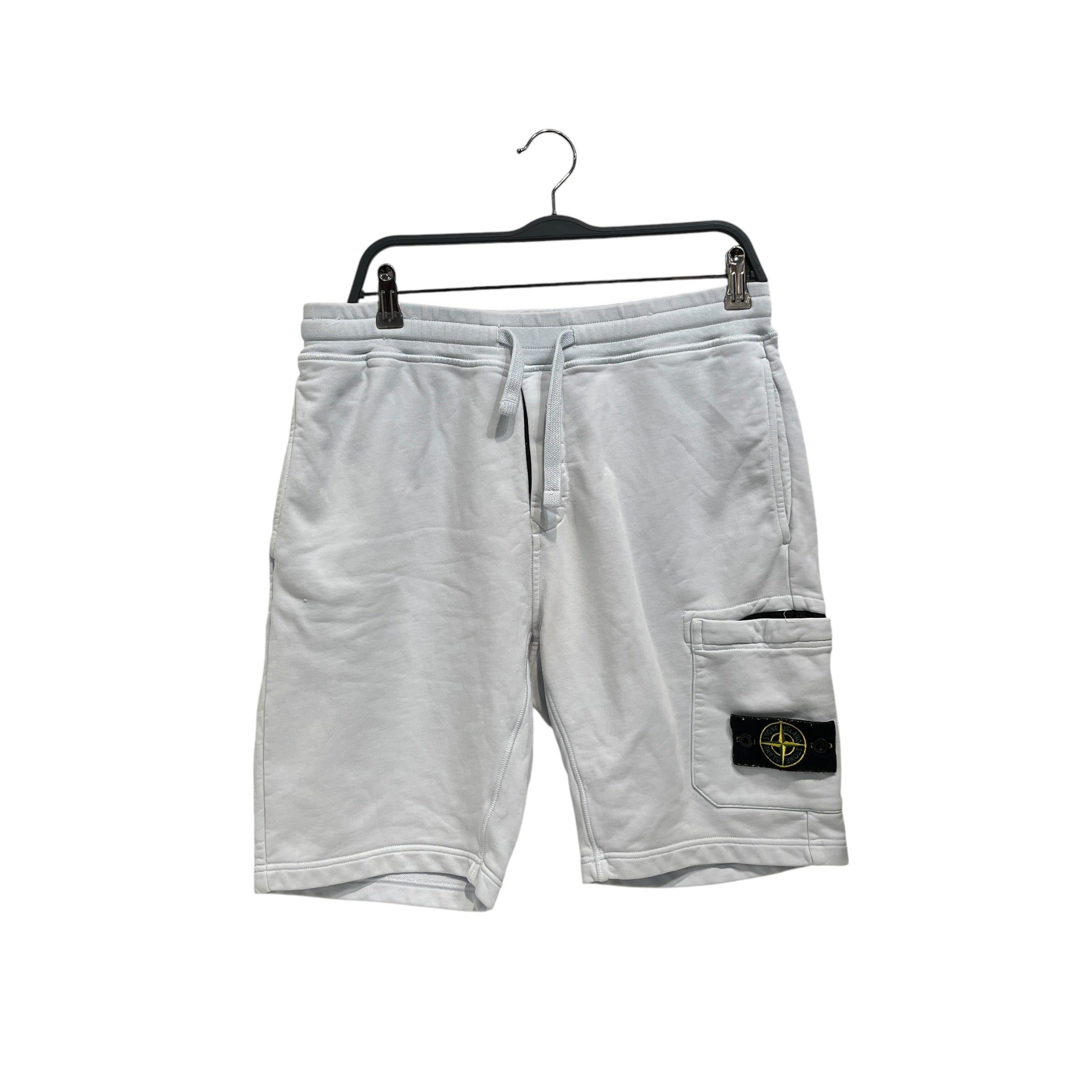 STONE ISLAND/Shorts/M/Cotton/WHT/Blue Tint/828822617270 view 1