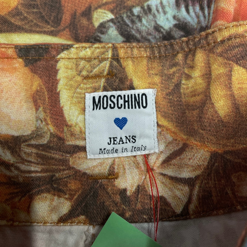 MOSCHINO/Skirt/44/Floral Pattern/Cotton/ORN/FLOWER DRESS