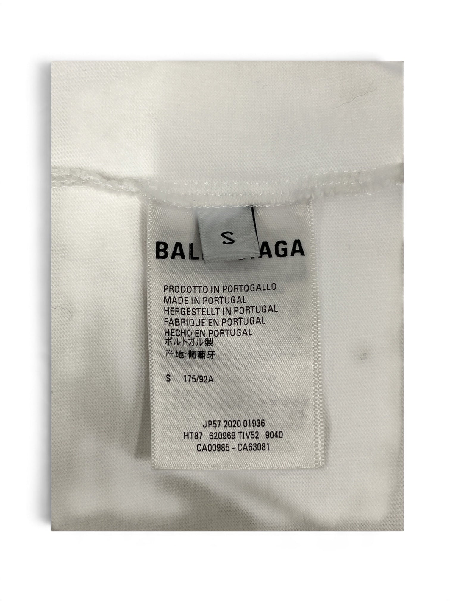 BALENCIAGA/T-Shirt/S/Cotton/WHT/POLITICAL CAMPAIGN view 4