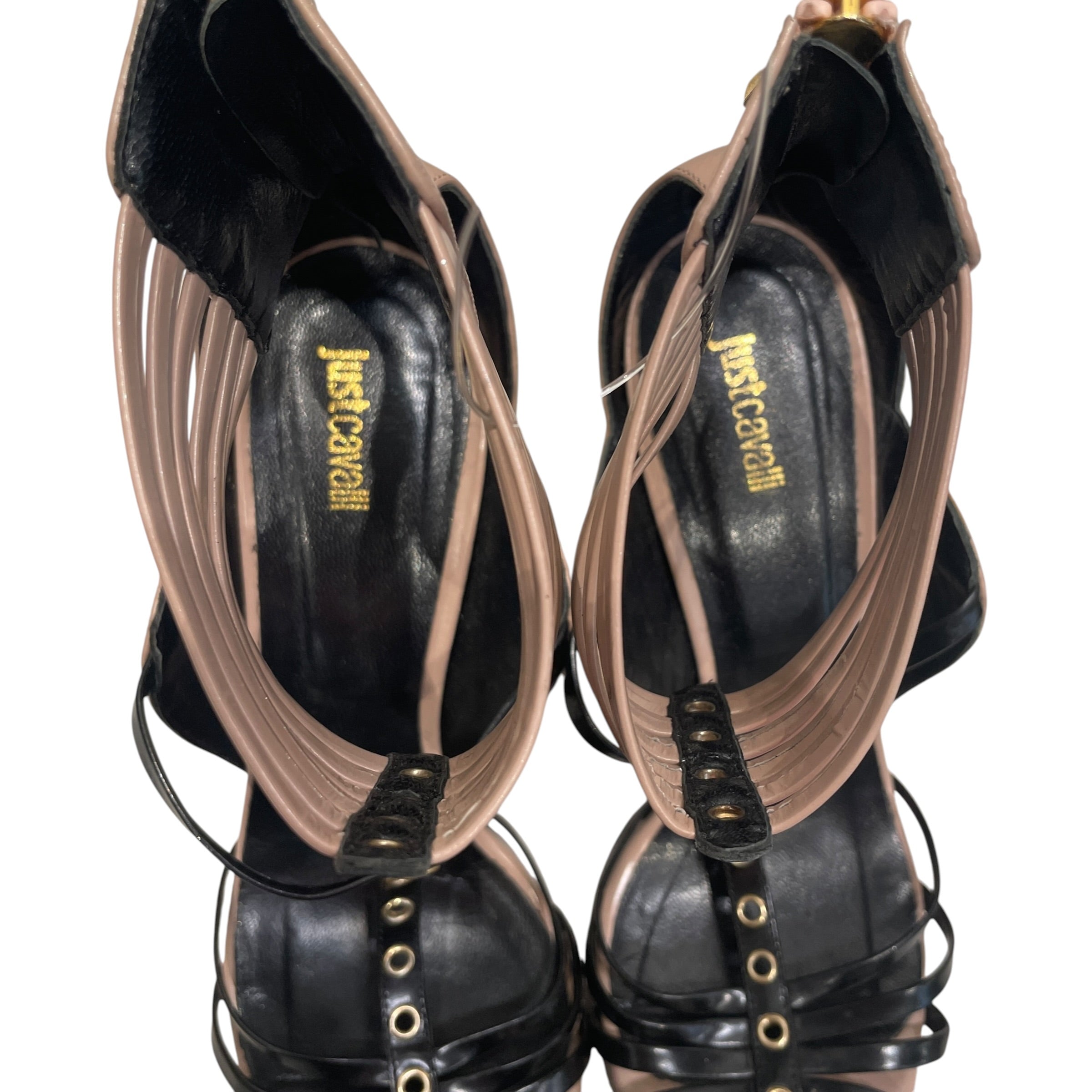 Just cavalli/Heels/EU 39/Leather/BEG/GLADIATOR STILETTO view 3