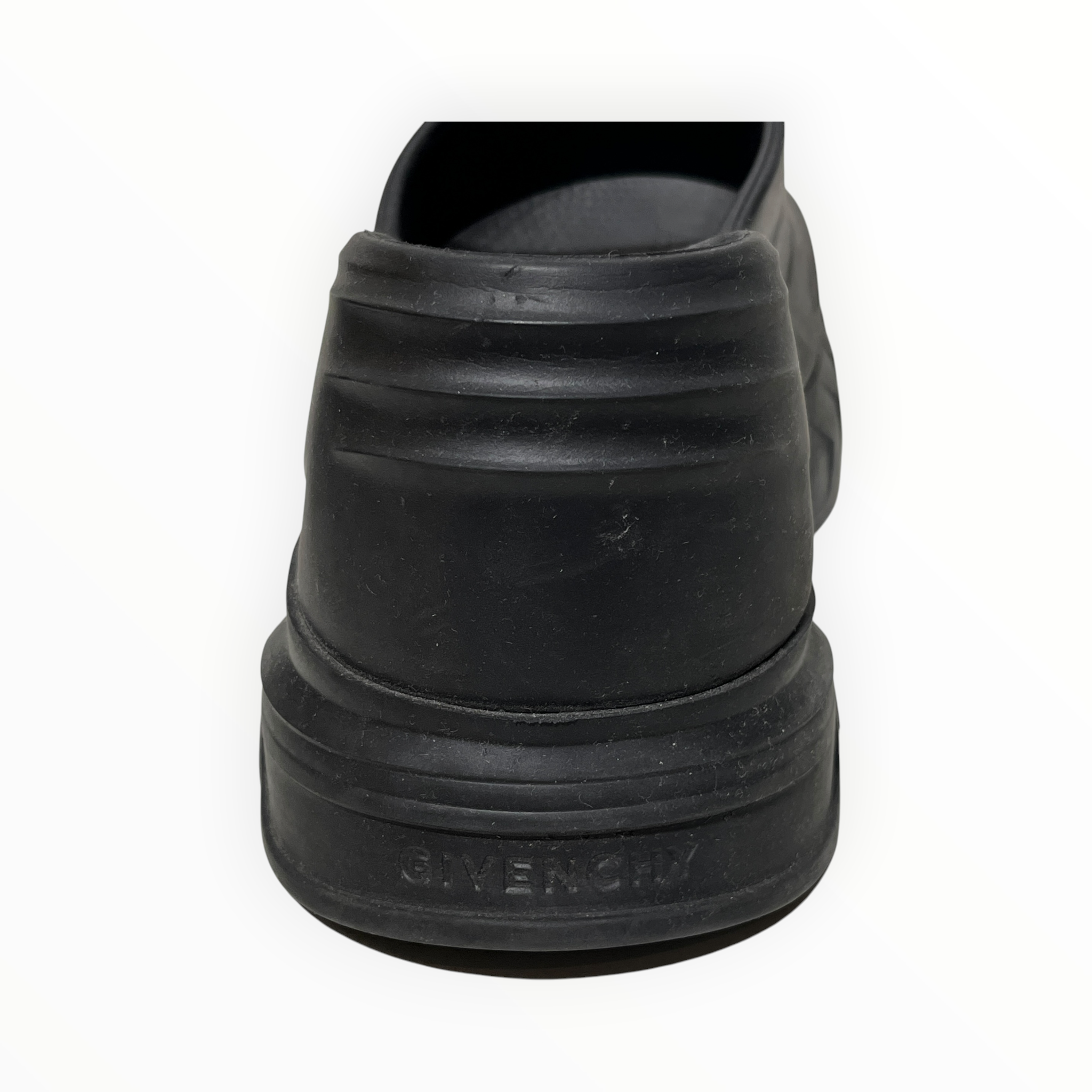 GIVENCHY/Sandals/EU 38/BLK/marshmallow wedge view 6
