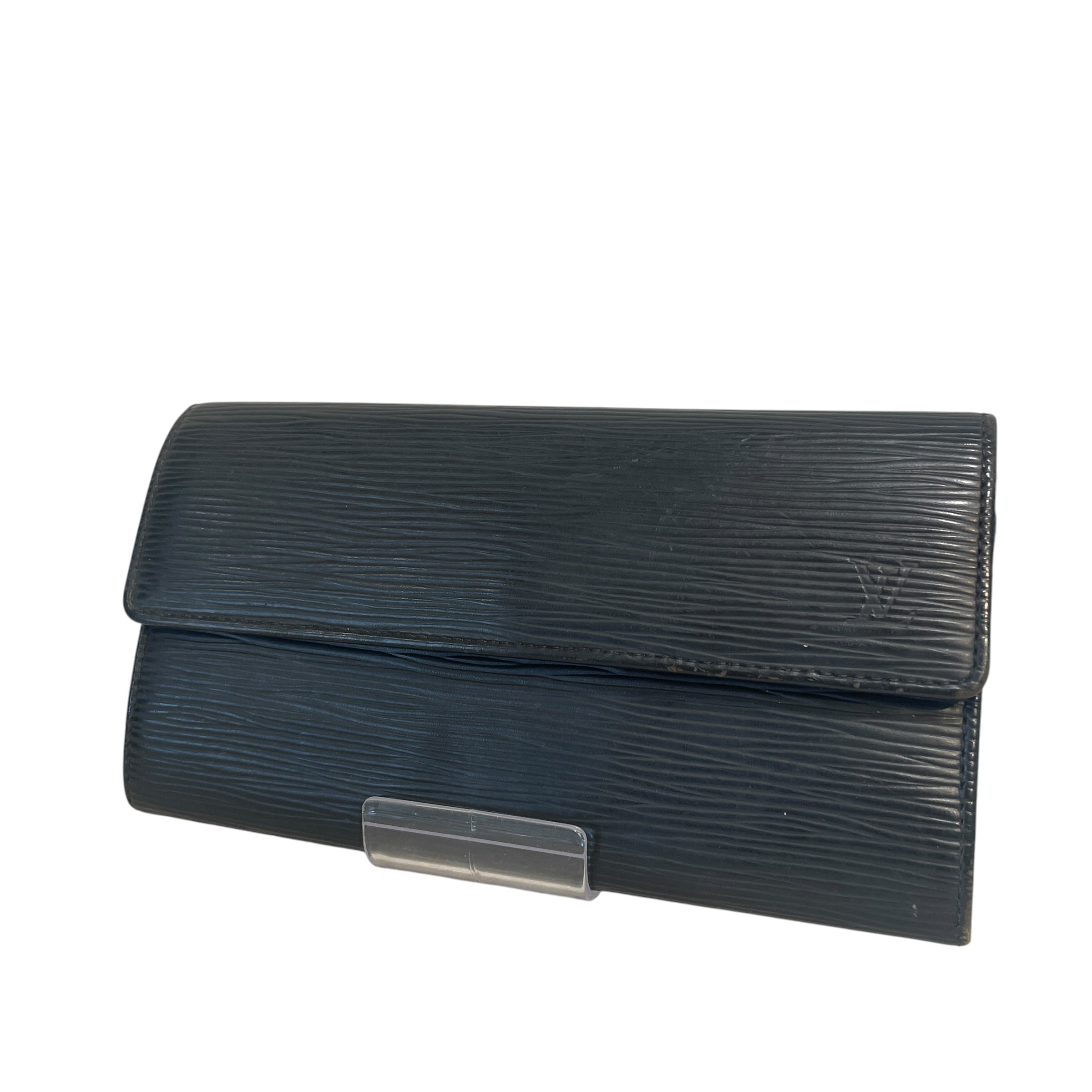 LOUIS VUITTON/Wallet/Leather/BLK/M's/Epi leather Wallet view 1