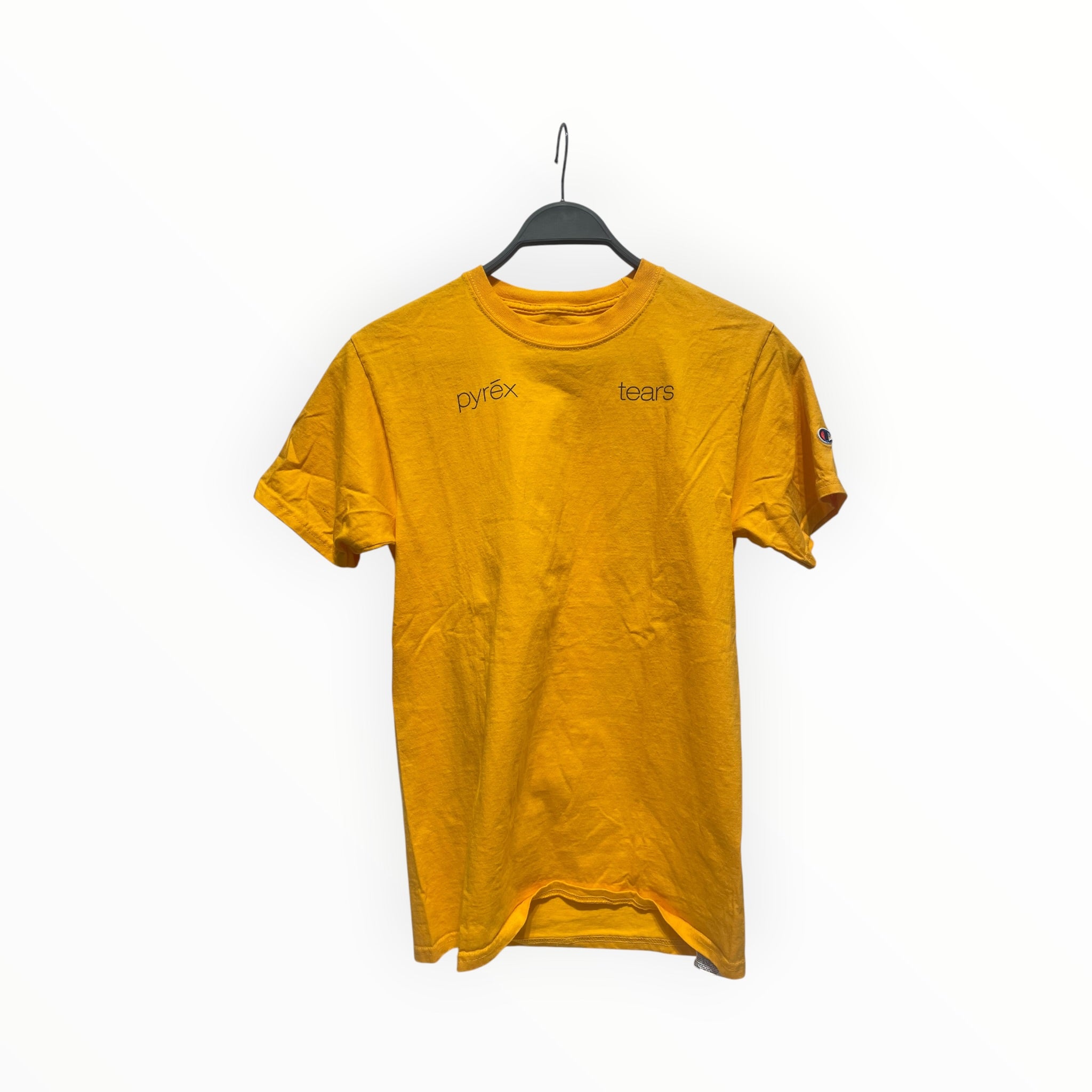 PYREX VISION/DENIM TEARS/T-Shirt/S/Cotton/YEL/Graphic/pyrex tears view 1