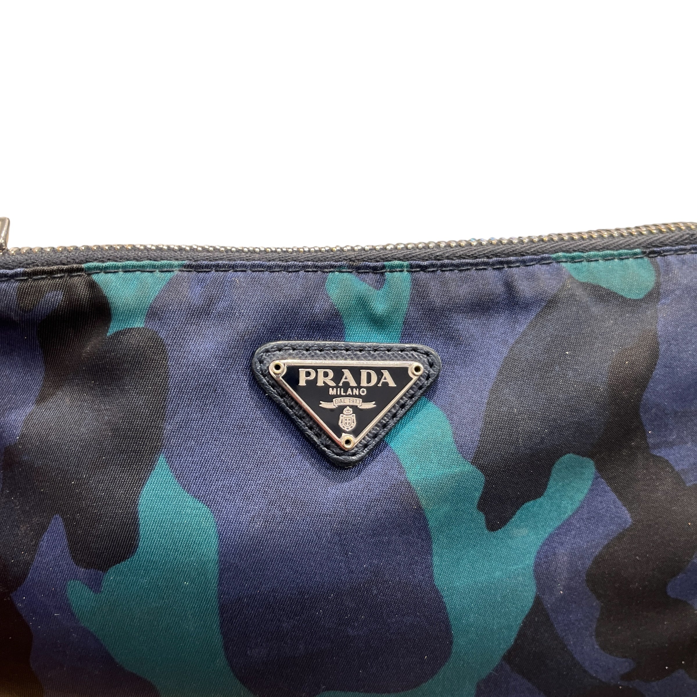 PRADA/Bag/Camouflage/Nylon/BLU/tessuto view 3