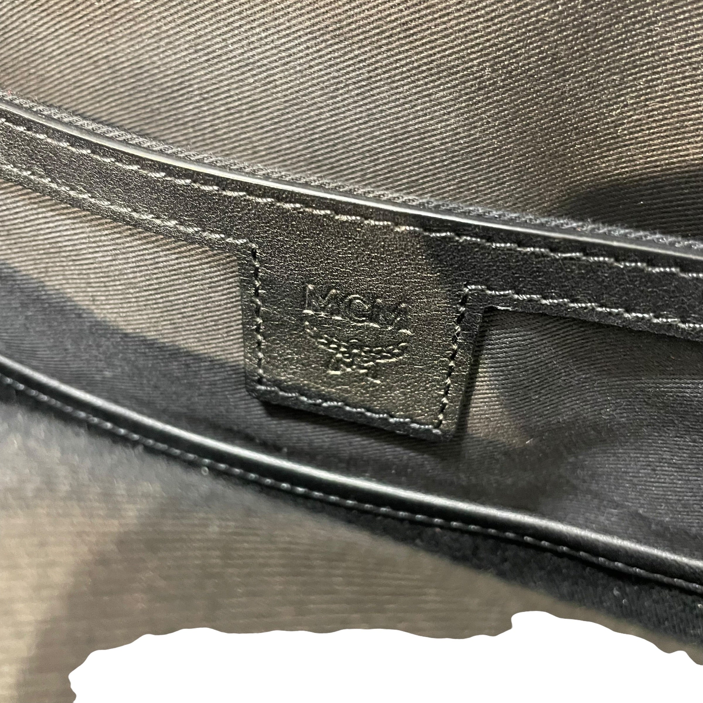 MCM/Backpack/Monogram/Leather/BLK/MINI SHARK BACKPACK view 3