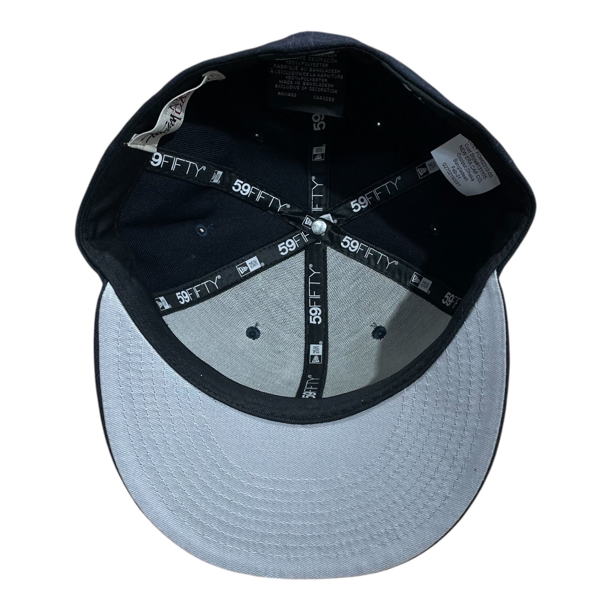 NEW ERA/STUSSY/Newsboy Cap/NVY/ny hat view 3
