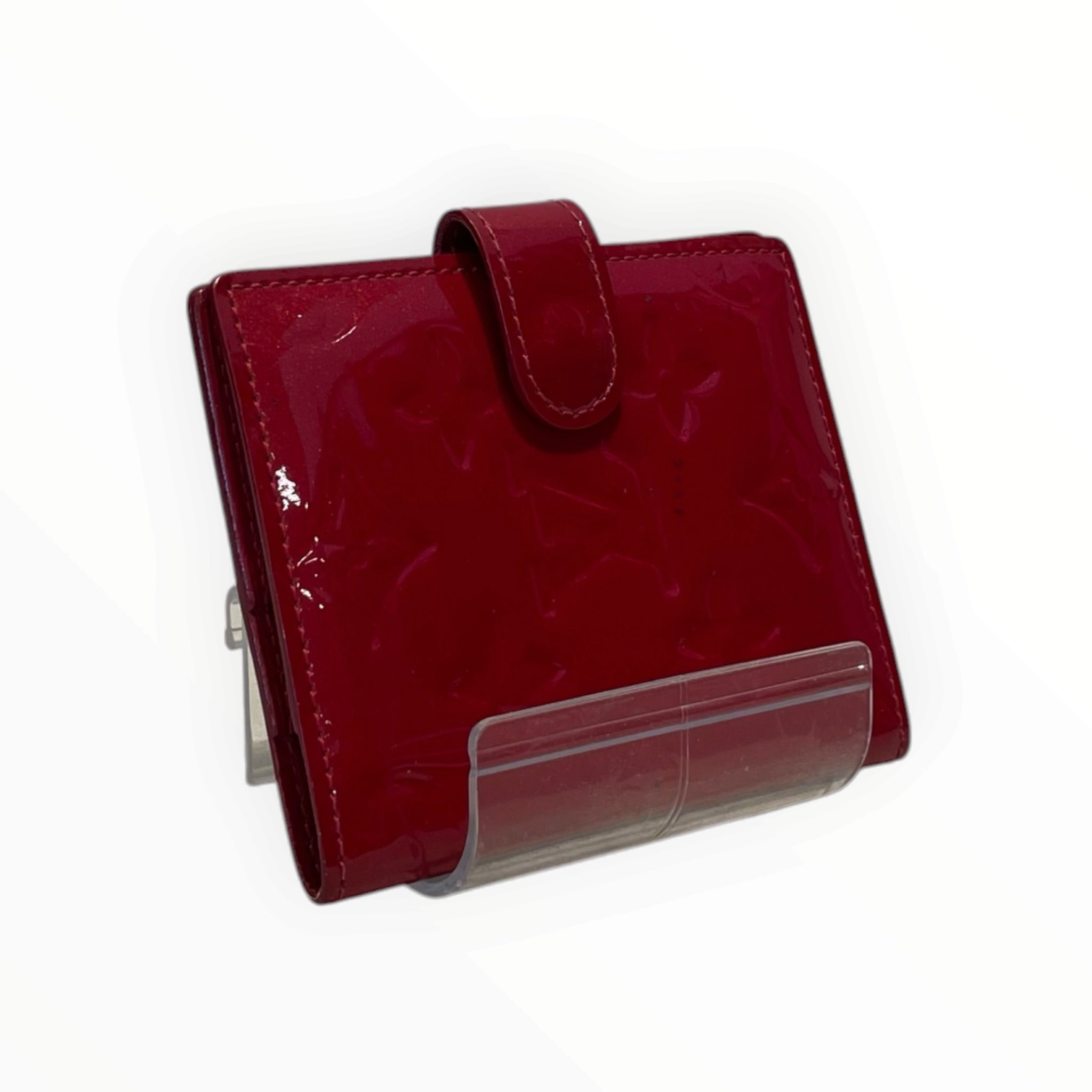 LOUIS VUITTON/Wallet/Leather/RED/M's/LV Bifold Red Leather Wallet view 1