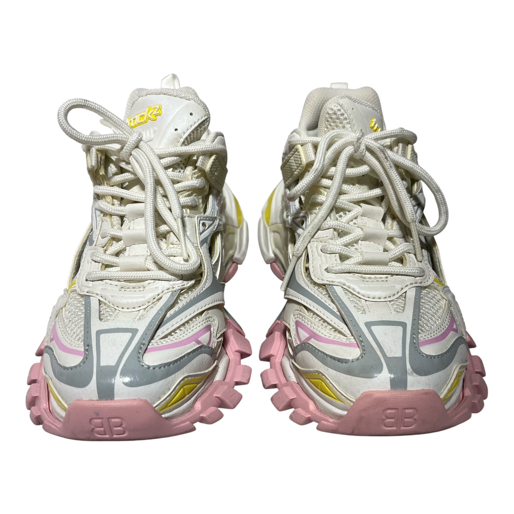 BALENCIAGA/Low-Sneakers/US 6/Leather/WHT/track 2.0 view 4