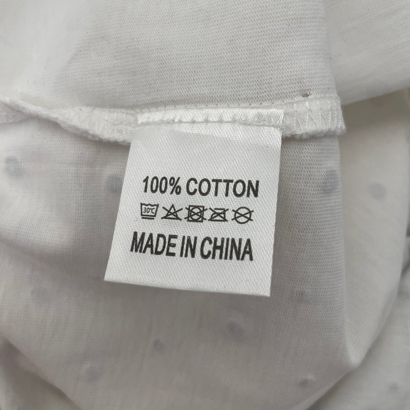 MADEBYCOZY/T-Shirt/M/Cotton/WHT/All Over Print/