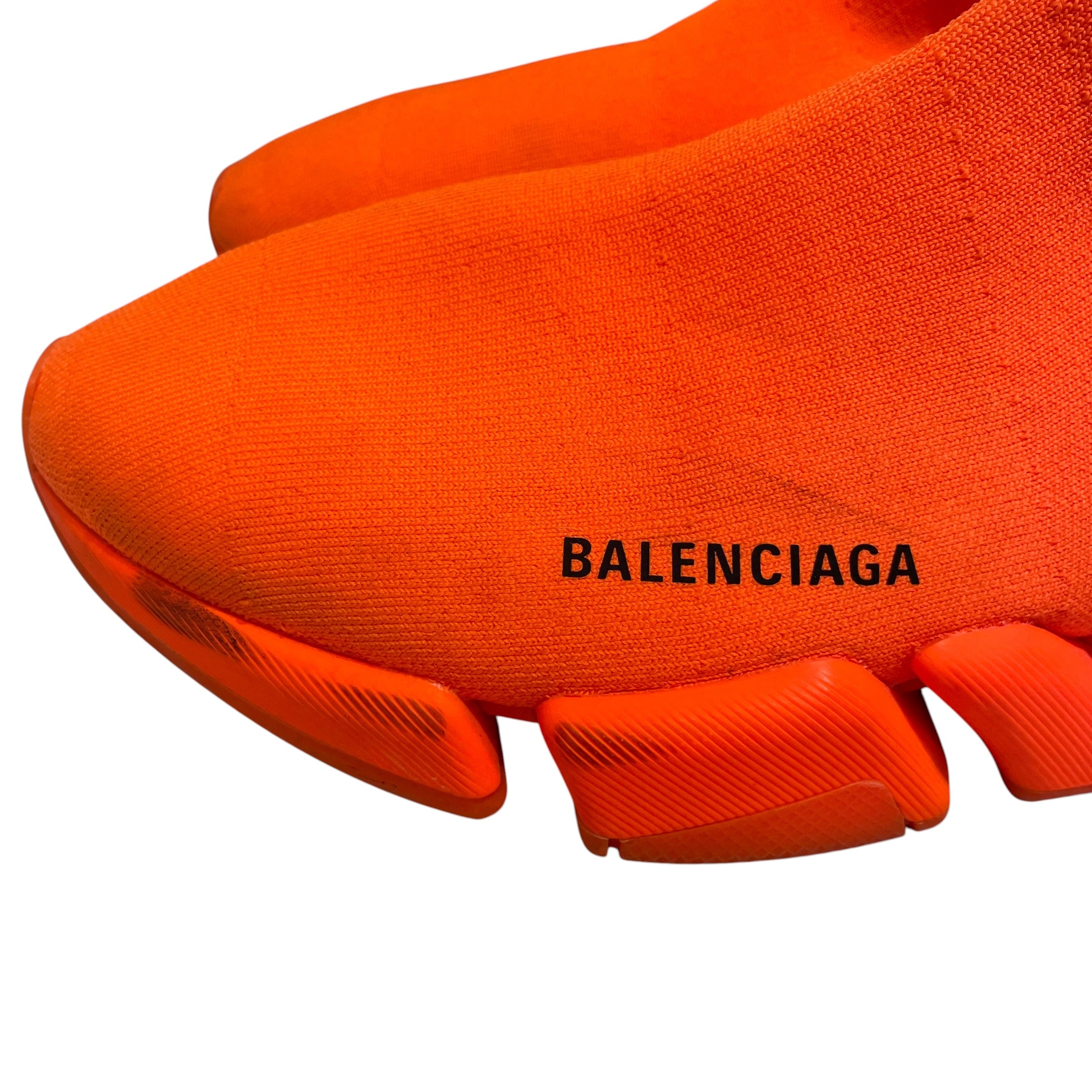 BALENCIAGA/Hi-Sneakers/US 9/Cotton/ORN/Speed Trainer 2.0 Neon Orange view 5