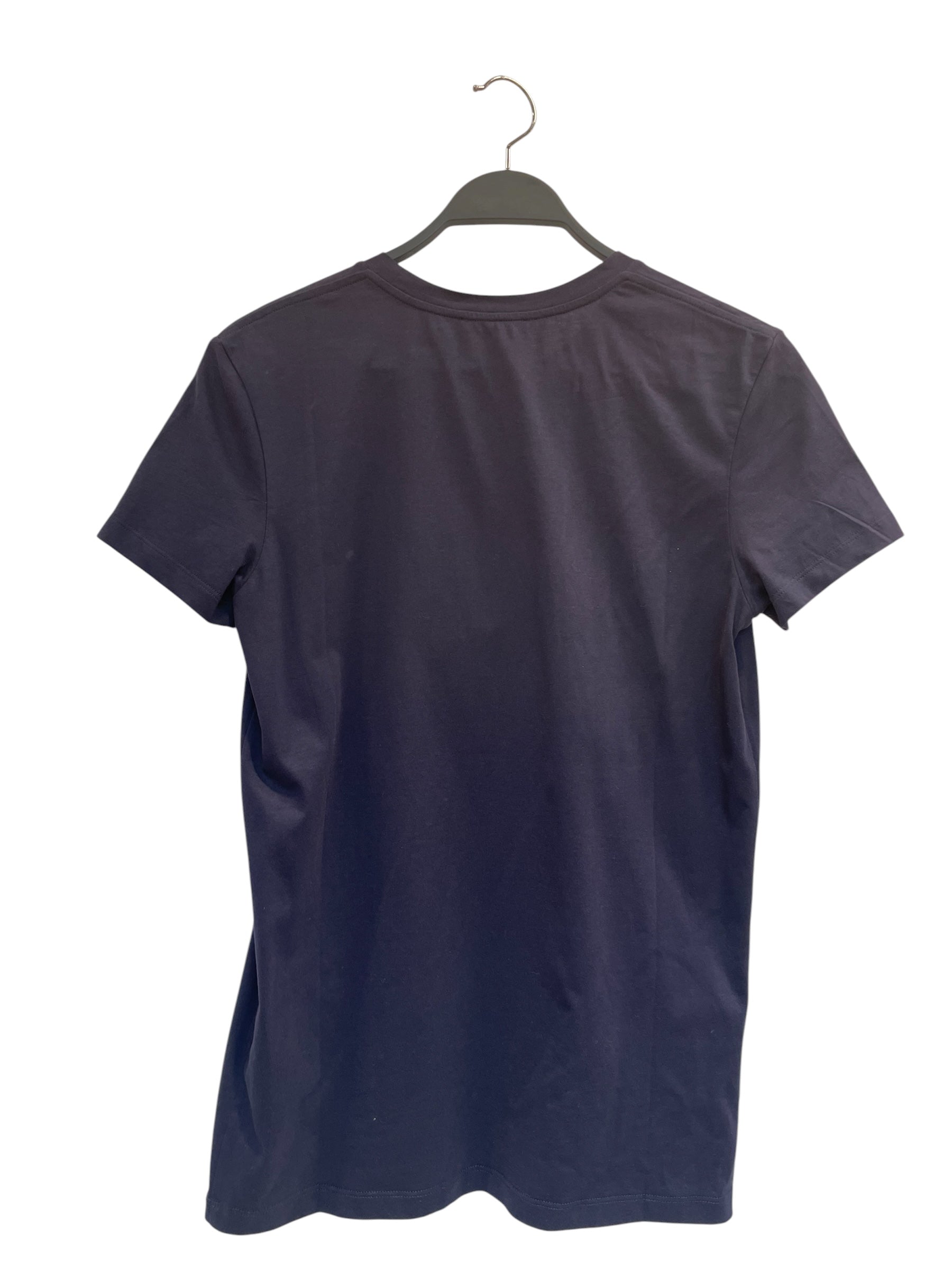 BALMAIN/T-Shirt/XXS/Cotton/NVY/wht lettering logo view 2