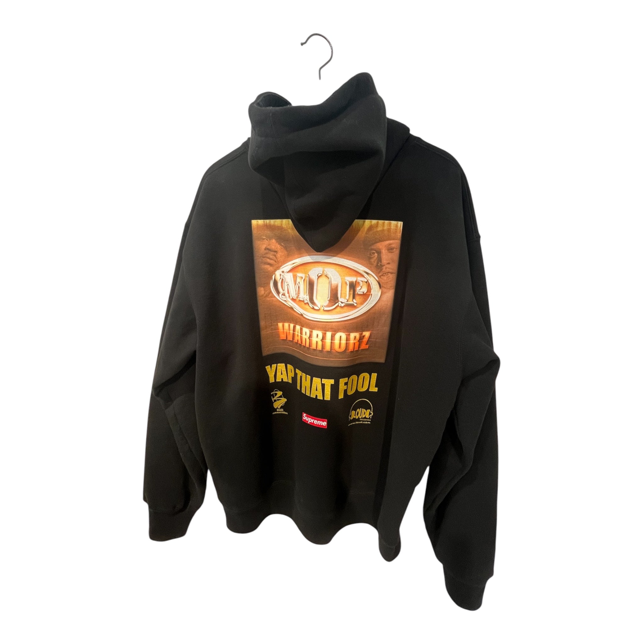 Supreme/Hoodie/L/Graphic/Cotton/BLK/M.O.P view 2