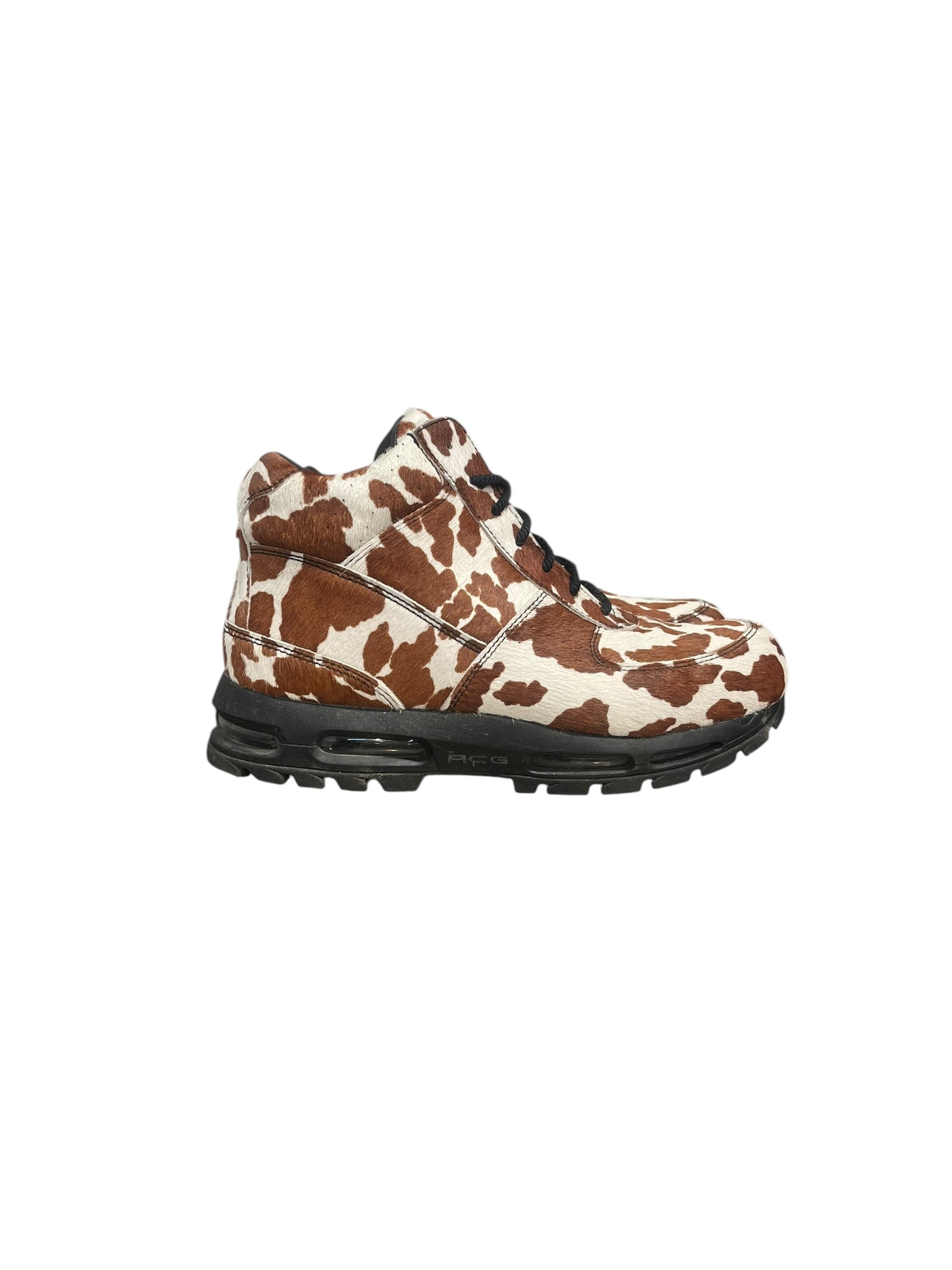 NIKE/Boots/US 13/Animal Pattern/Cotton/BRW/PONY FUR GOADOME COW view 2