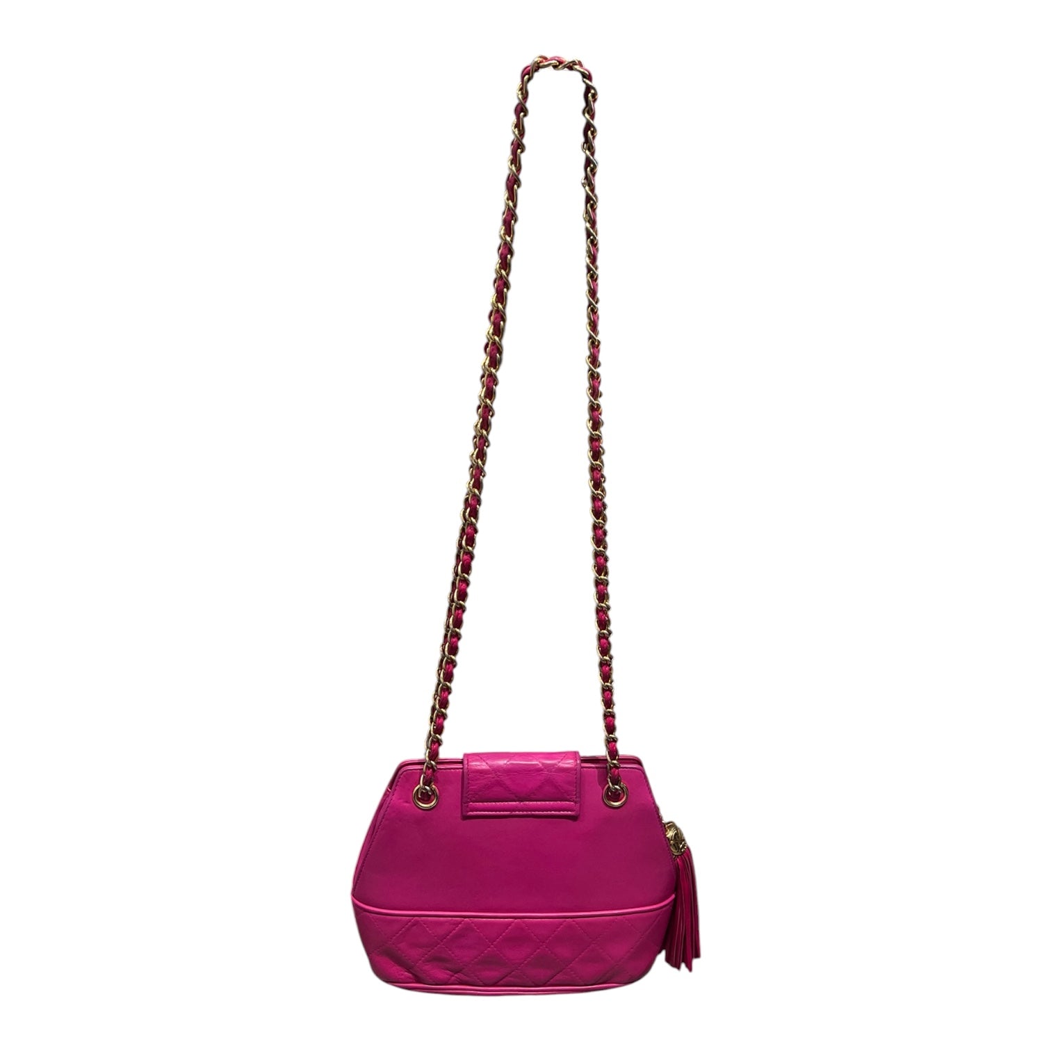 CHANEL/Bag/Leather/PNK/TASSLE KEYCHAIN view 2