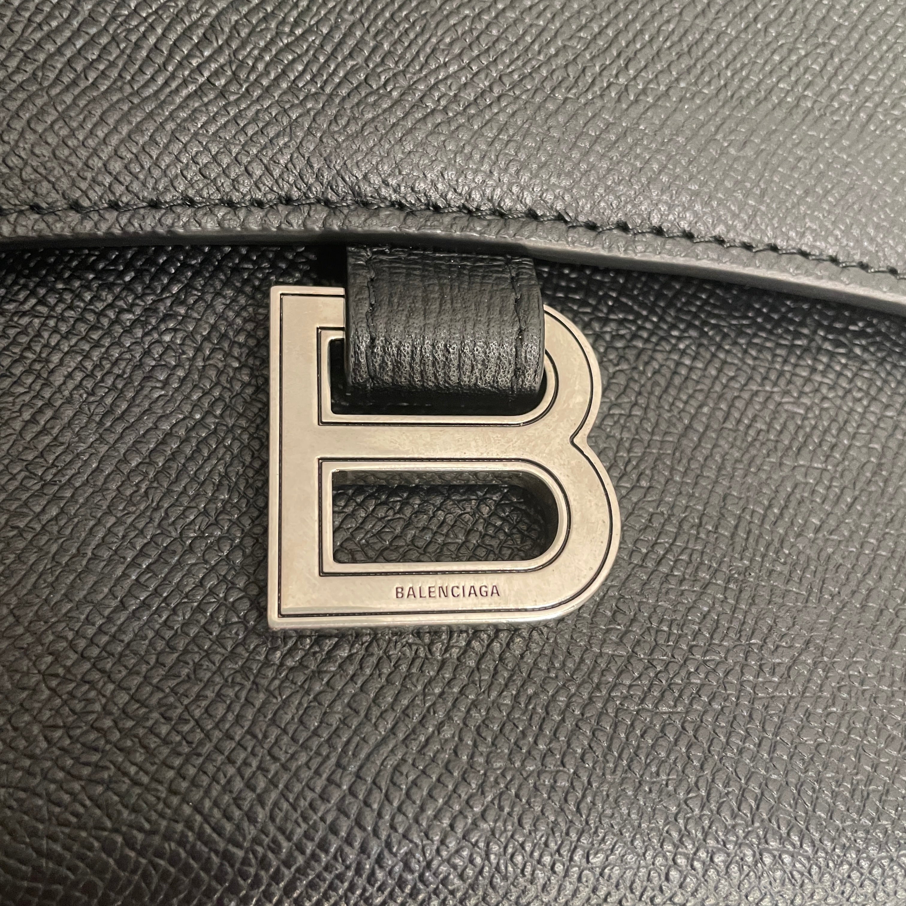 BALENCIAGA/Cross Body Bag/Leather/BLK/MEDIUM DOWNTOWN BAG view 6