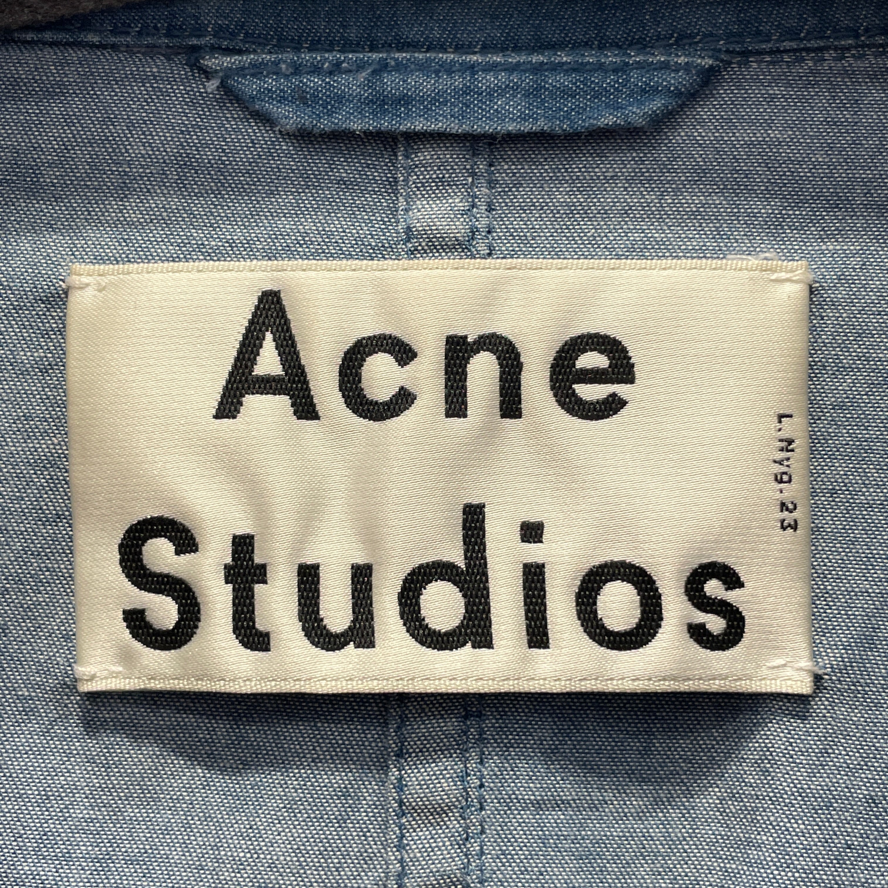 Acne Studios/Jacket/34/Cotton/IDG/trench purple strap view 3
