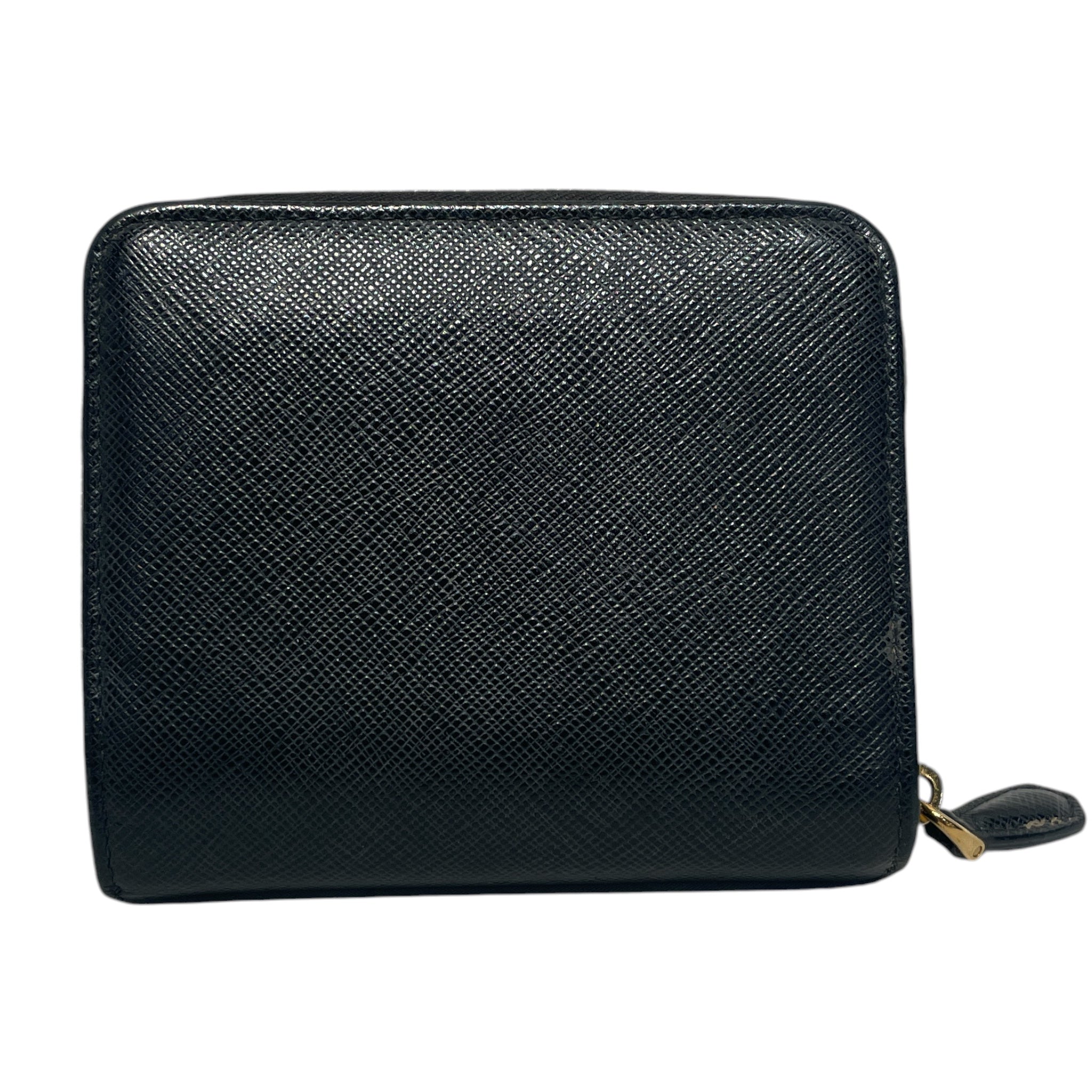PRADA/Wallet/Leather/BLK/L's/ view 2