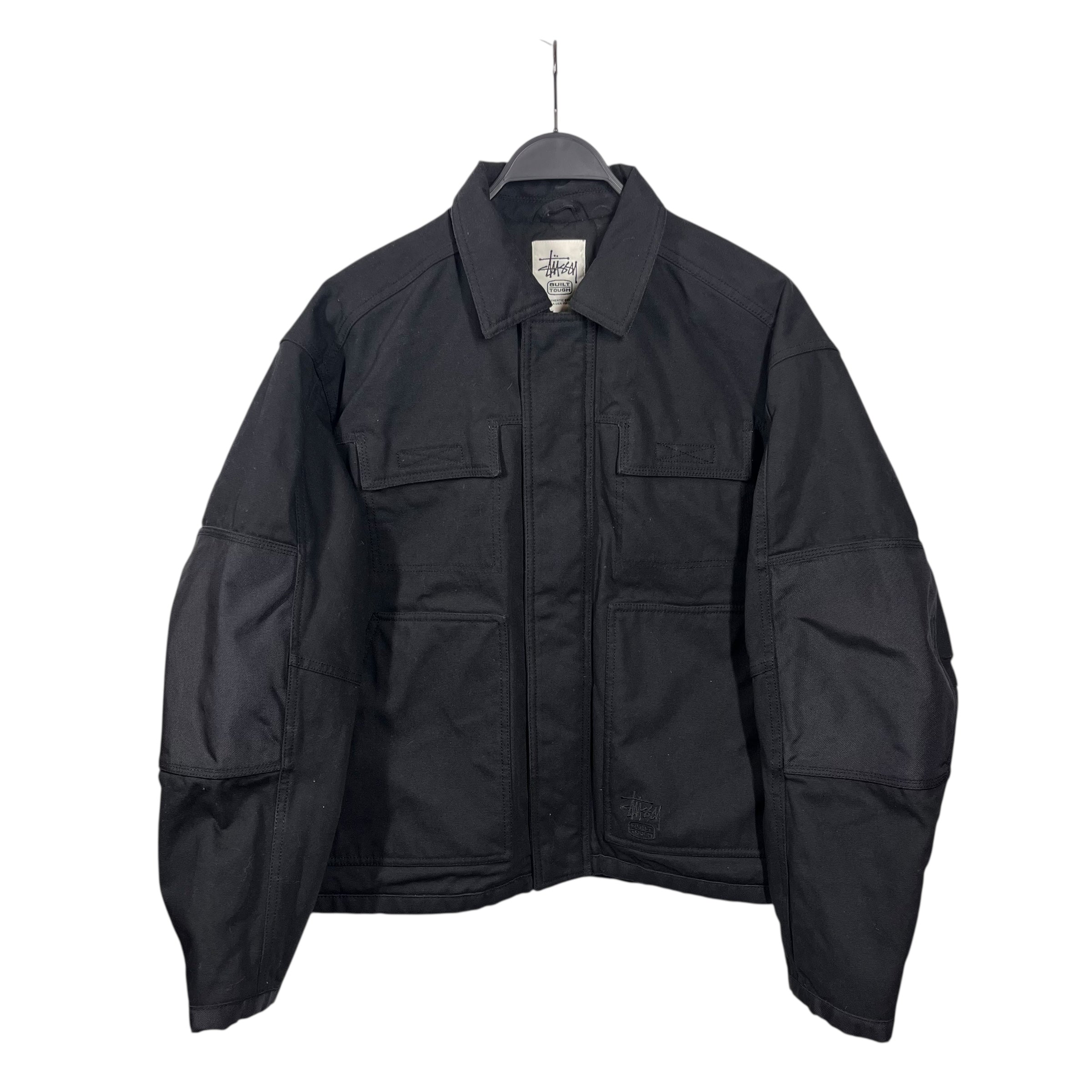 STUSSY/Jacket/M/Cotton/BLK/UTILITY WORK JAKET view 1