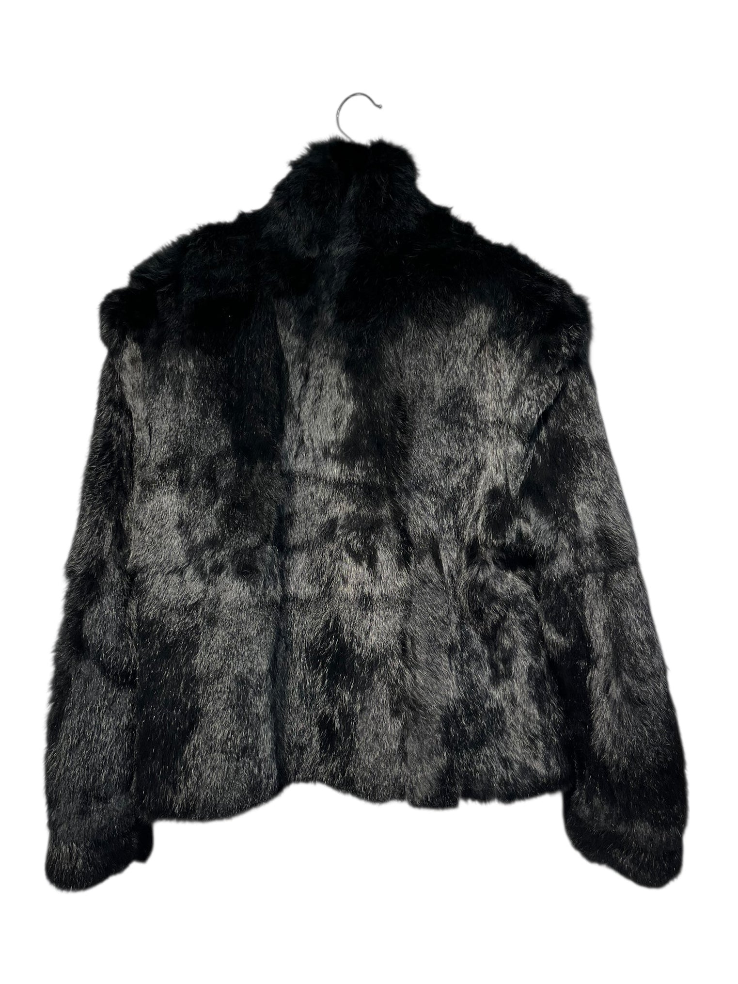 Vintage/Coat/S/Fur/BLK/ view 2