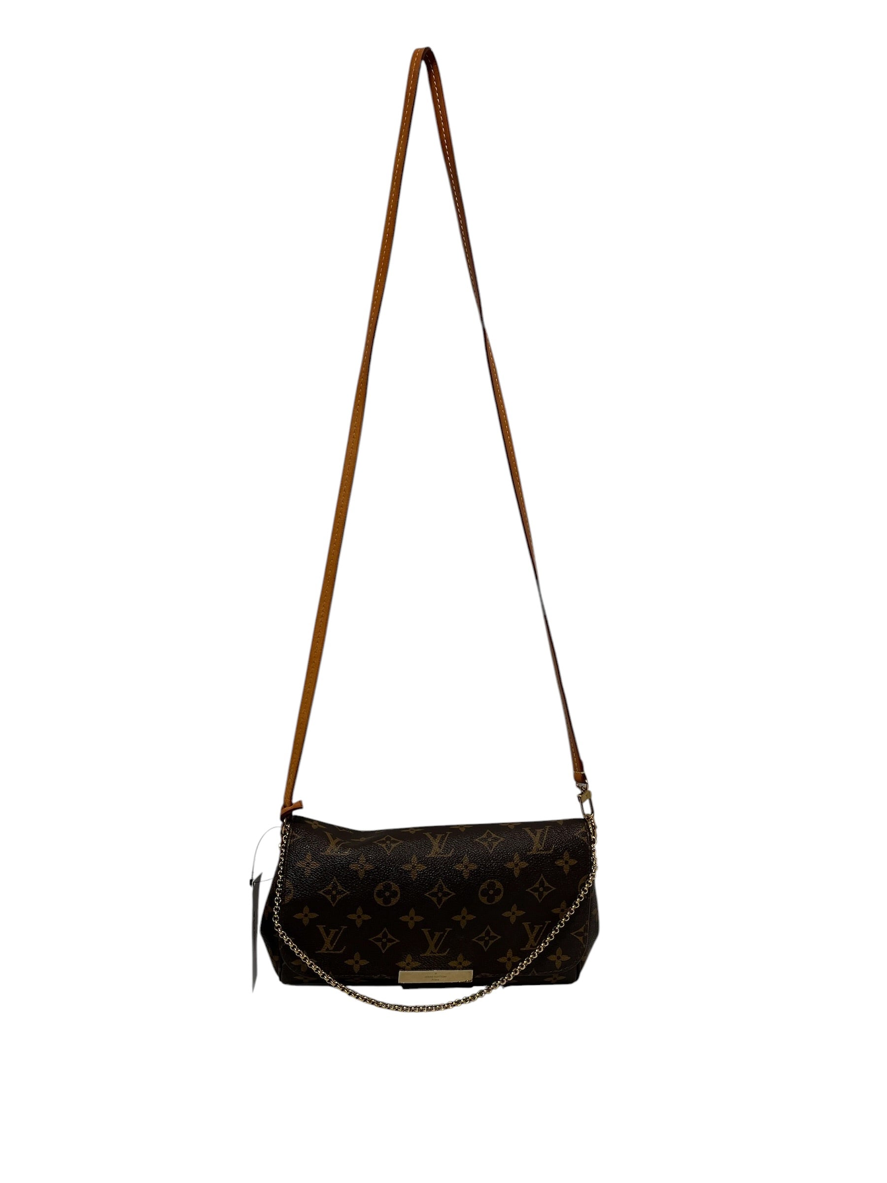 LOUIS VUITTON/Cross Body Bag/All Over Print/Leather/BRW/favorite MM view 1