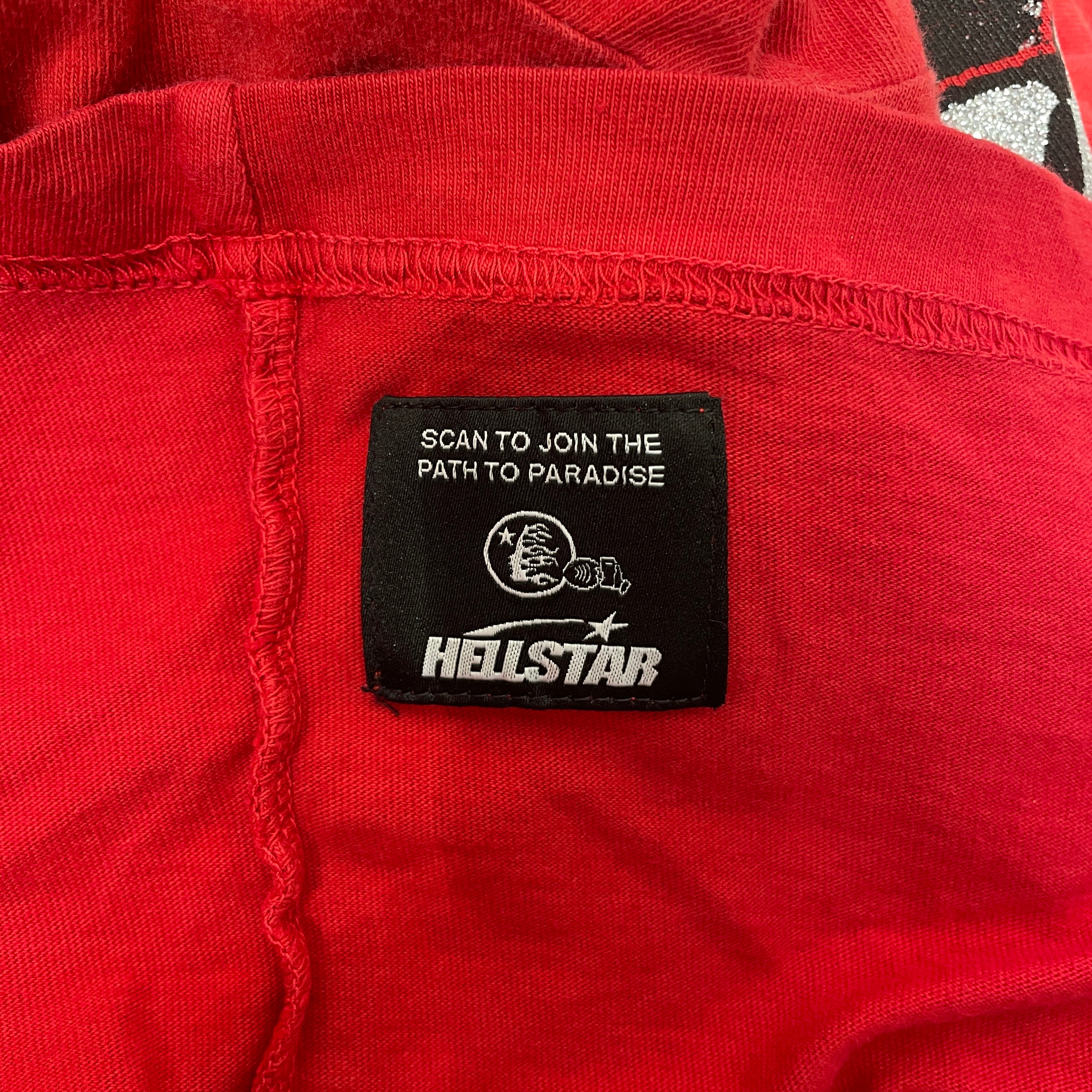 HELLSTAR/T-Shirt/L/Cotton/RED/SILVER HELLSTAR RECORDS view 4