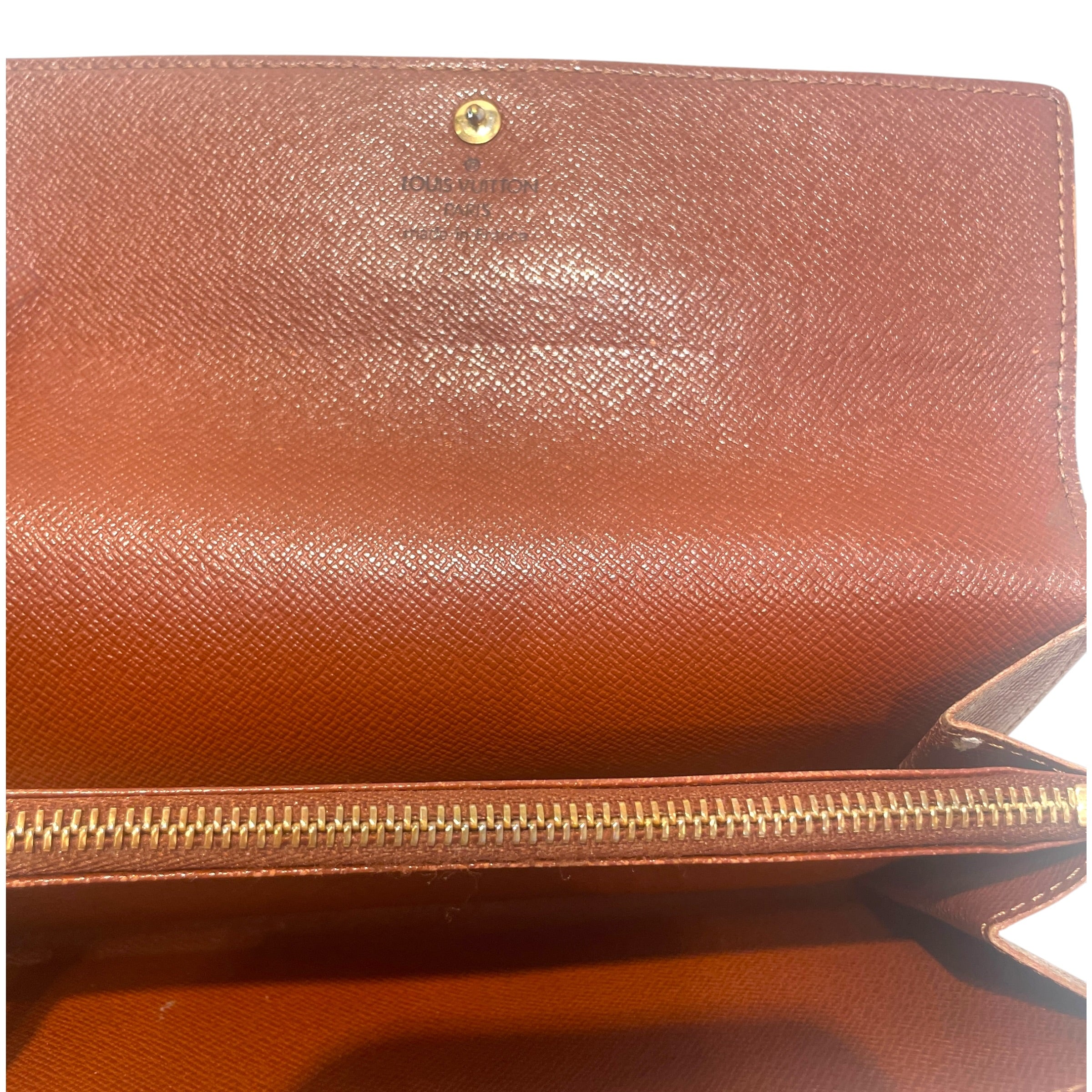 LOUIS VUITTON/Wallet/Monogram/Leather/BRW/L's/Sarah Wallet view 4