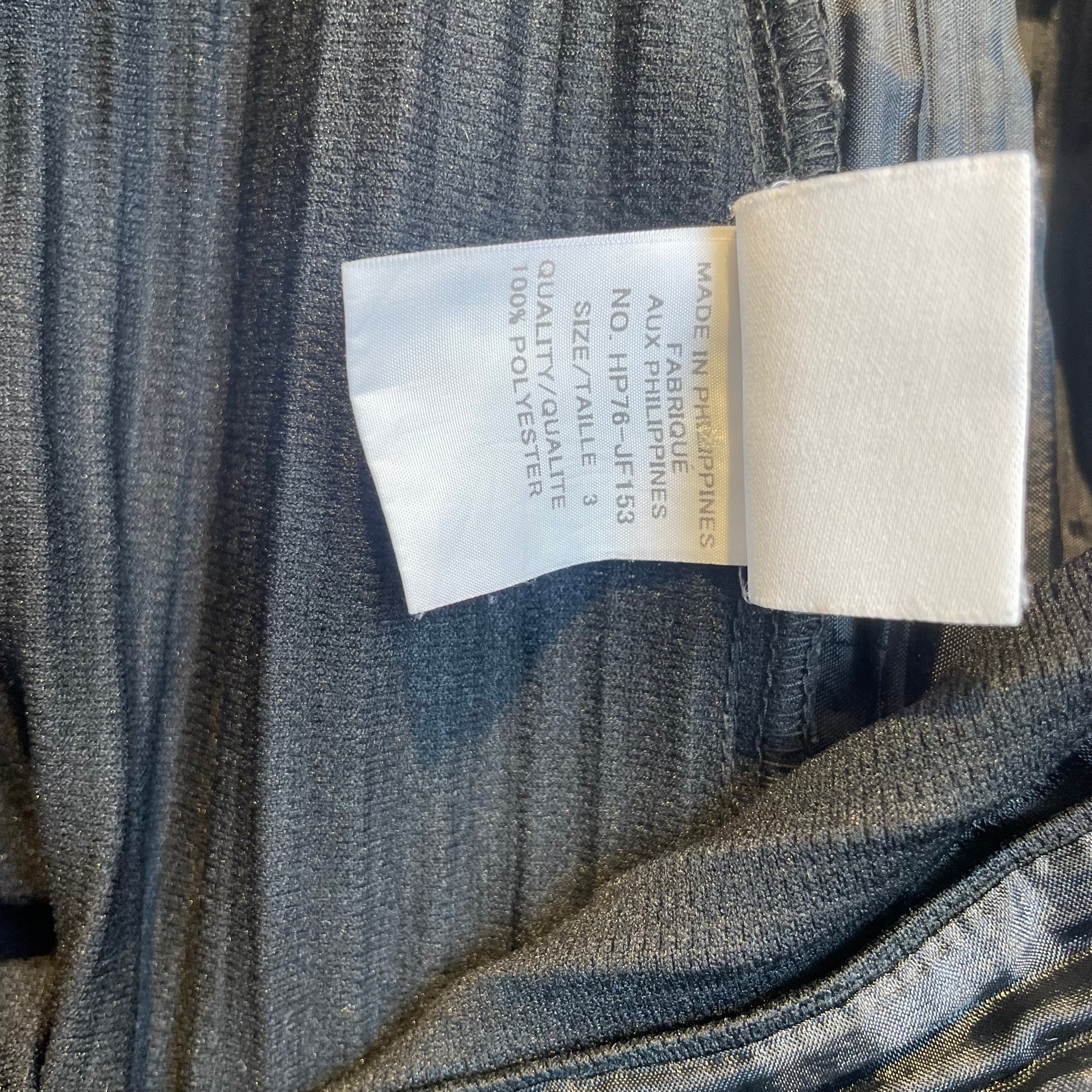 ISSEY MIYAKE/Slacks/3/Cotton/BLK/homme plisse high water view 3