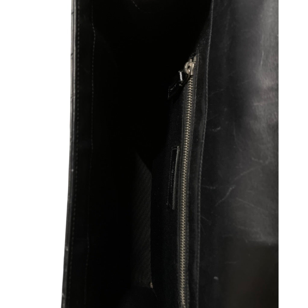 YVES SAINT LAURENT/Cross Body Bag/Leather/BLK/ view 3