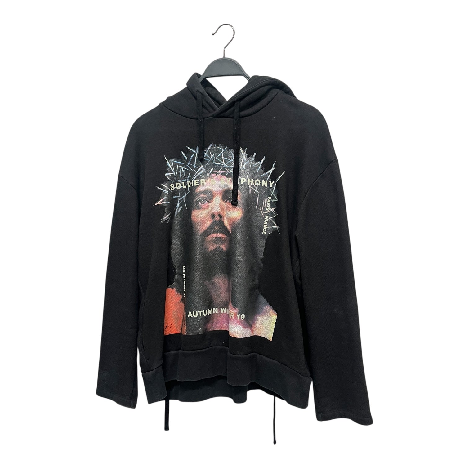 IH NOM UH NIT/Hoodie/M/Graphic/Cotton/BLK/jesus print view 1