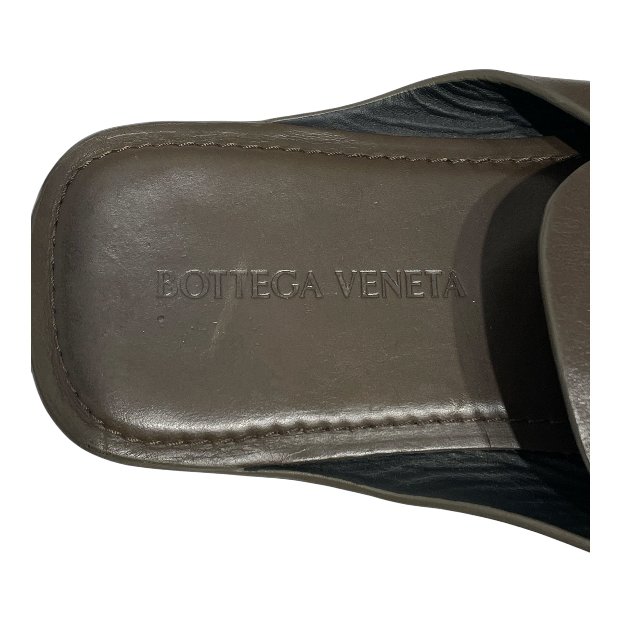 BOTTEGA VENETA/Sandals/EU 41/Leather/GRN/IBTRECCIATO WOVEN view 3